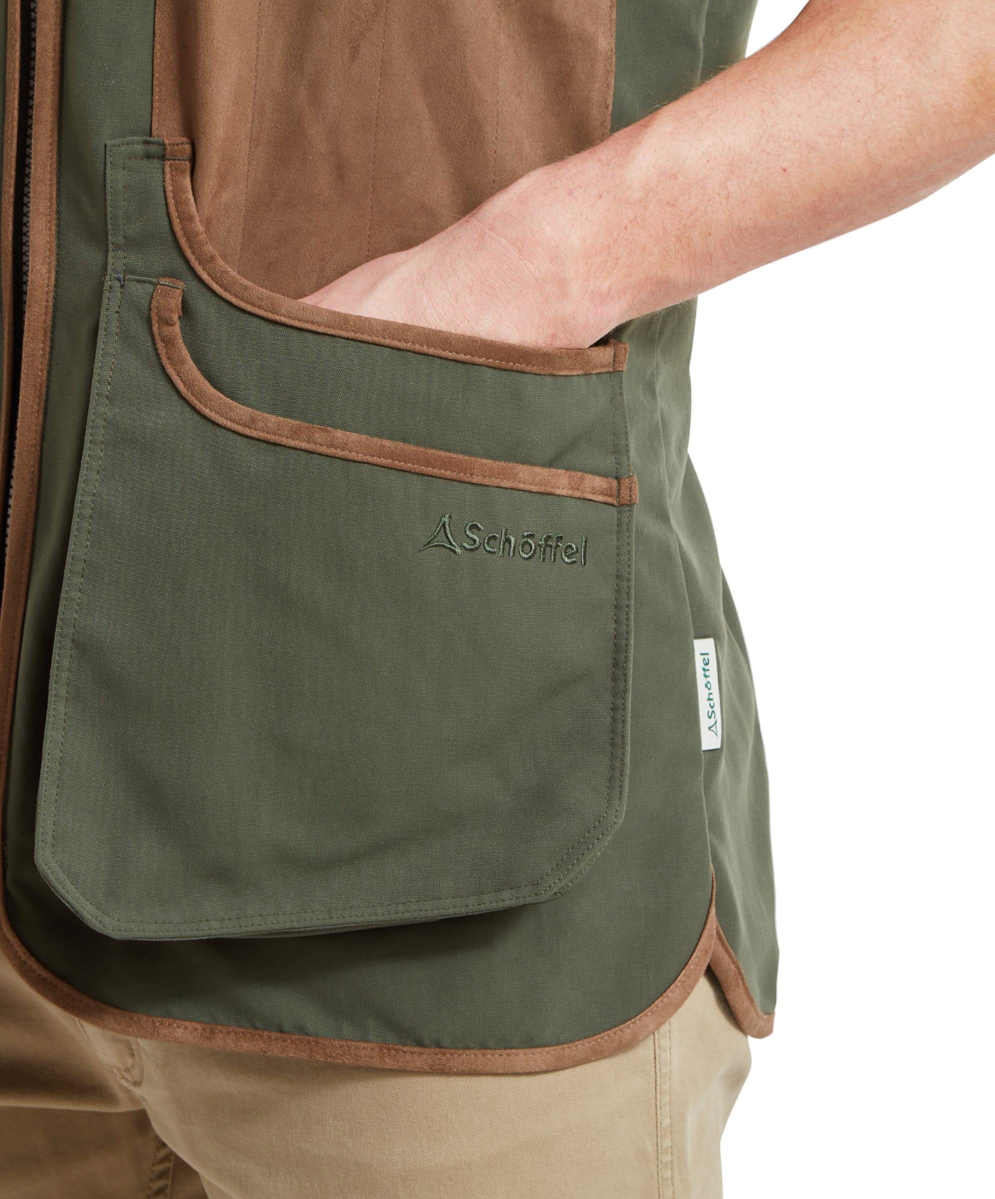 Grimsthorpe Clay Shooting Vest - Forest - Image 7