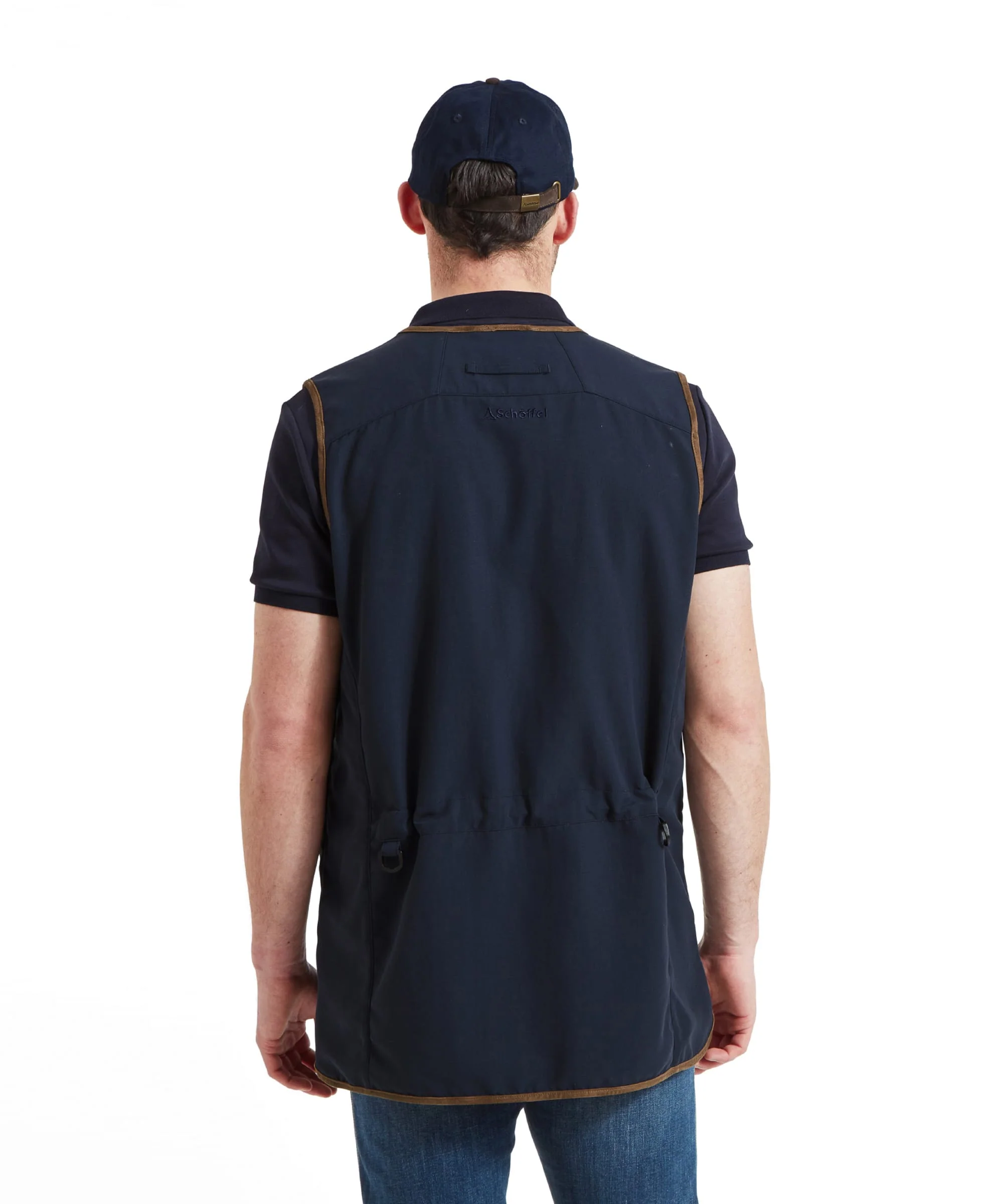 Grimsthorpe Clay Shooting Vest - True Navy - Image 5