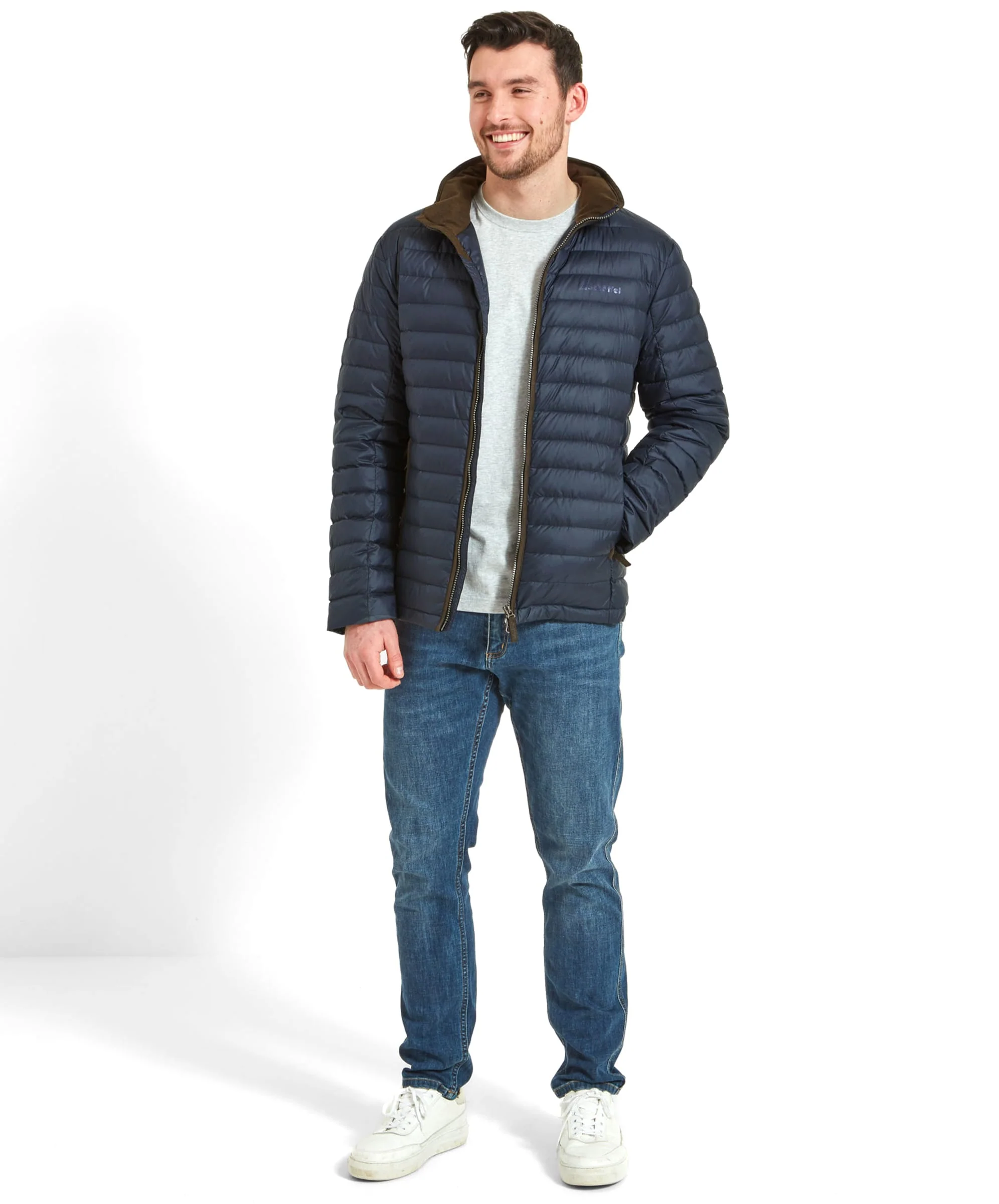 Hallaton Down Jacket - True Navy - Image 3