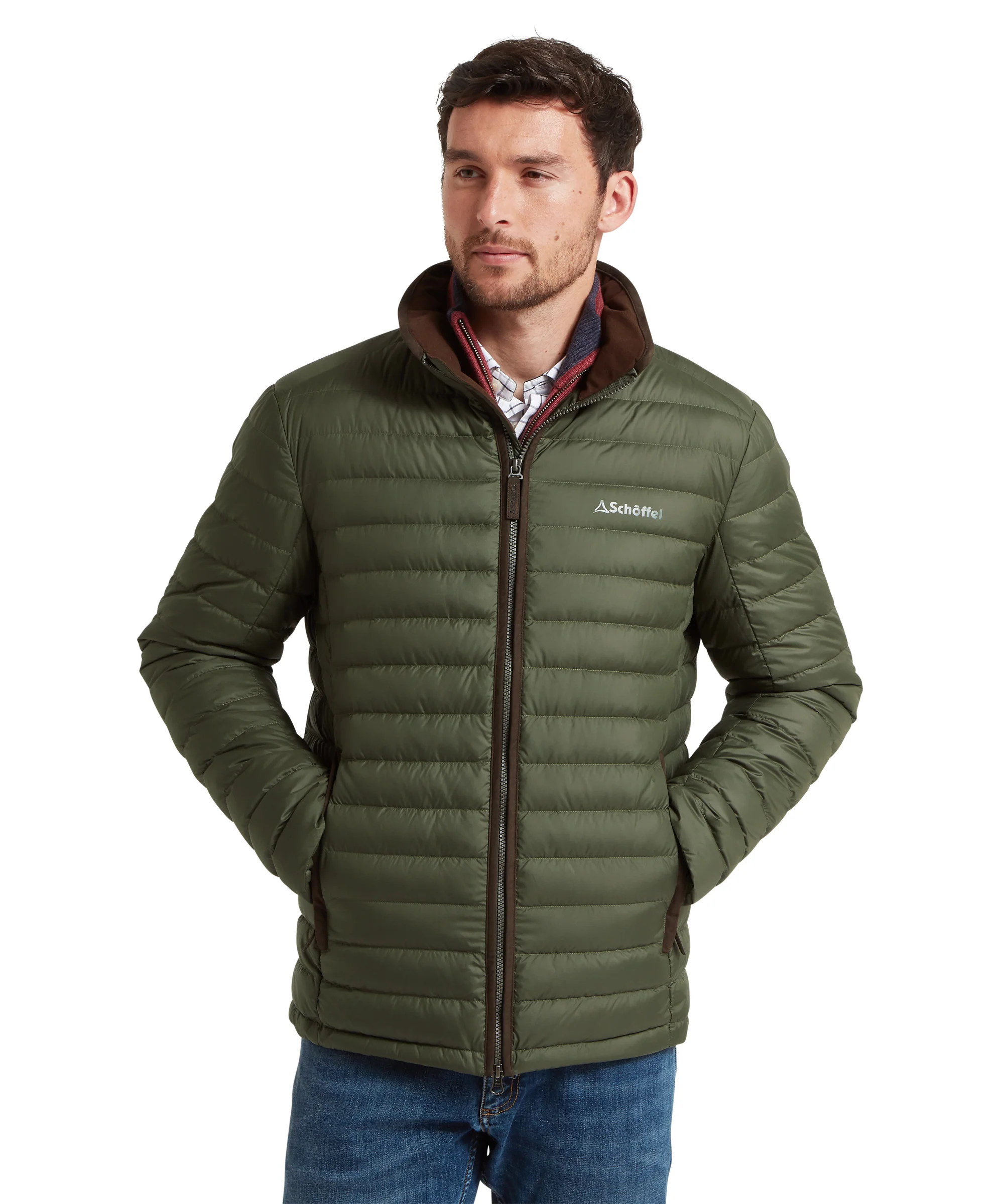 Hallaton Down Jacket - Woodland - Image 2