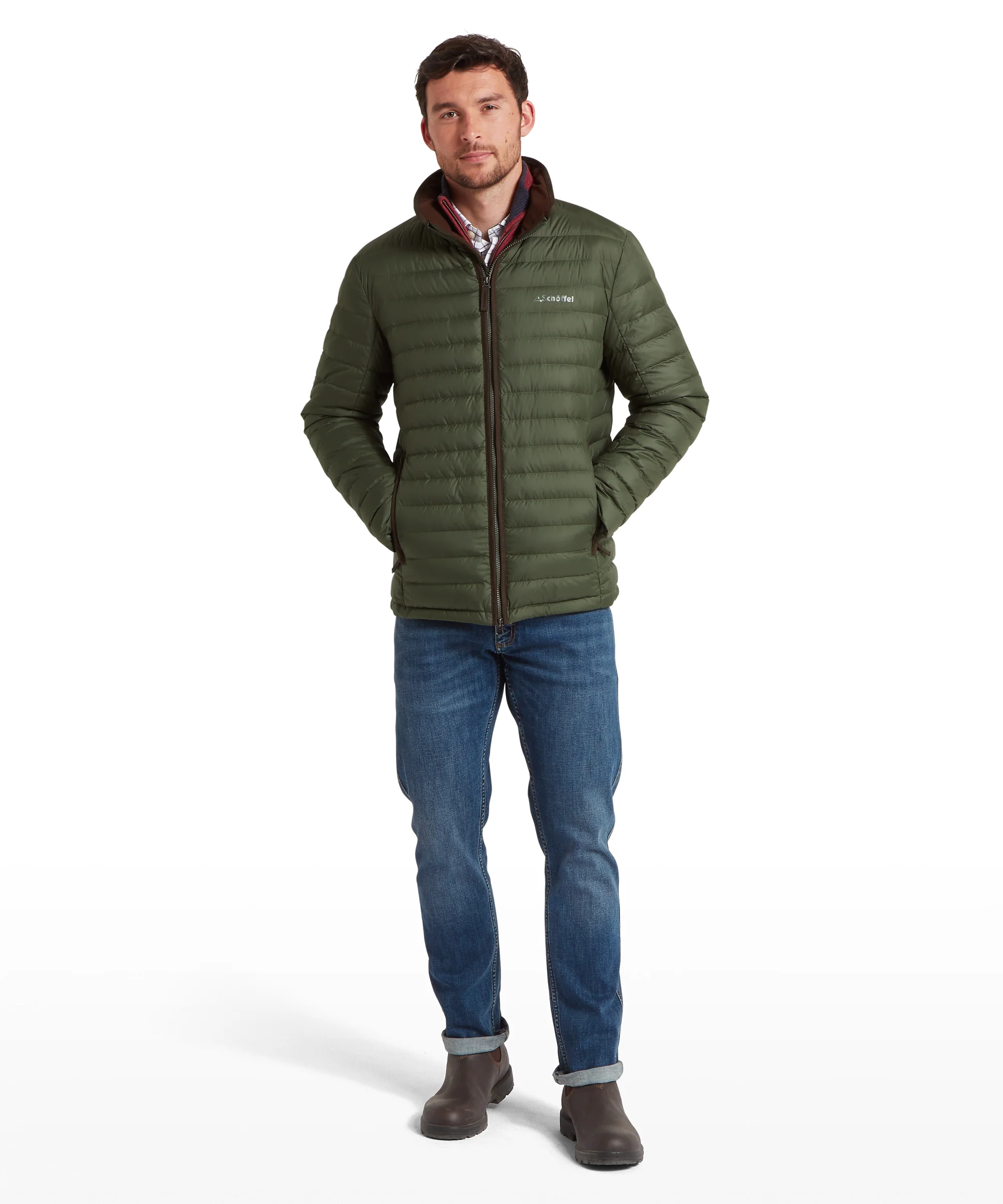 Hallaton Down Jacket - Woodland - Image 3