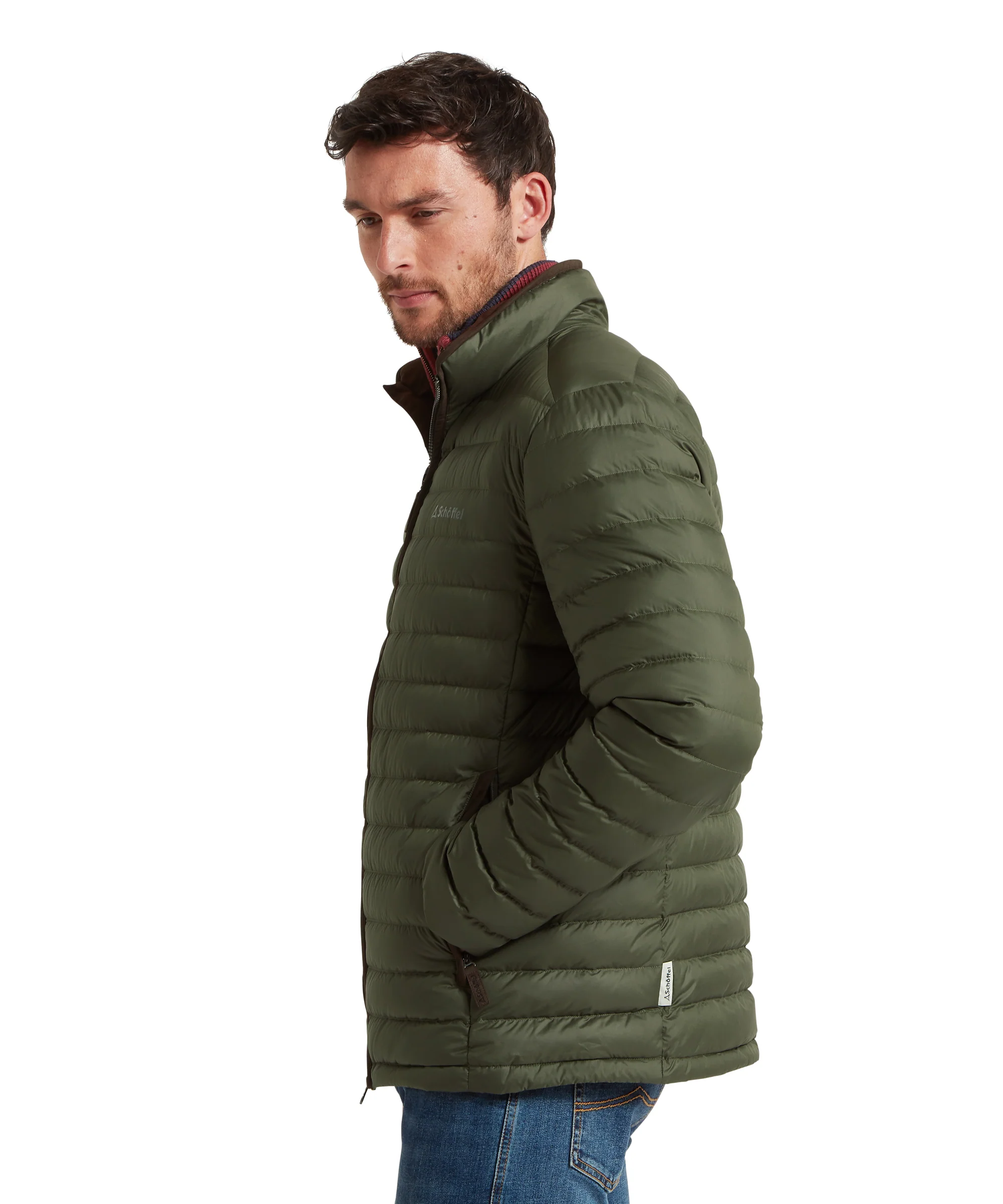Hallaton Down Jacket - Woodland - Image 4
