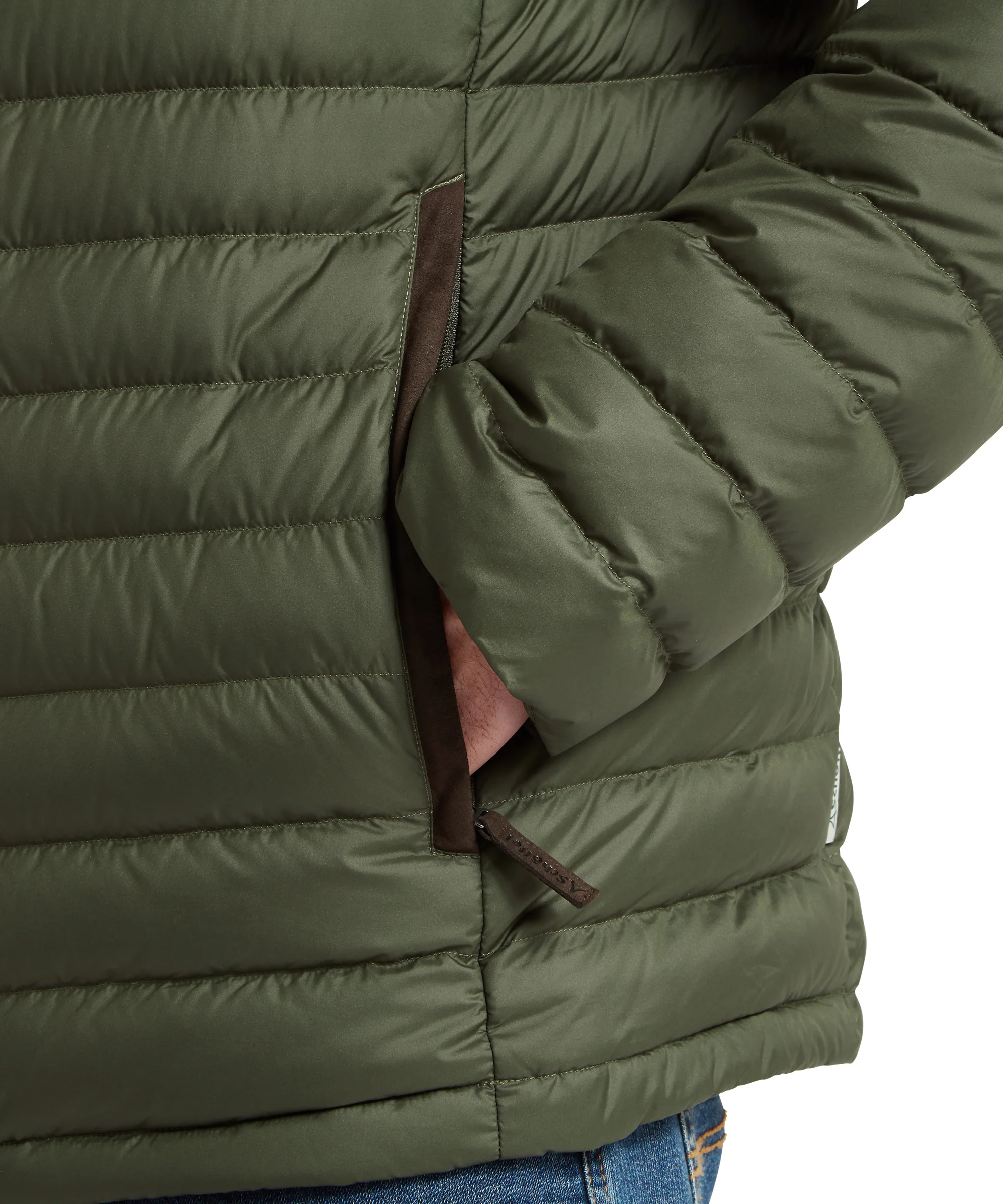 Hallaton Down Jacket - Woodland - Image 7