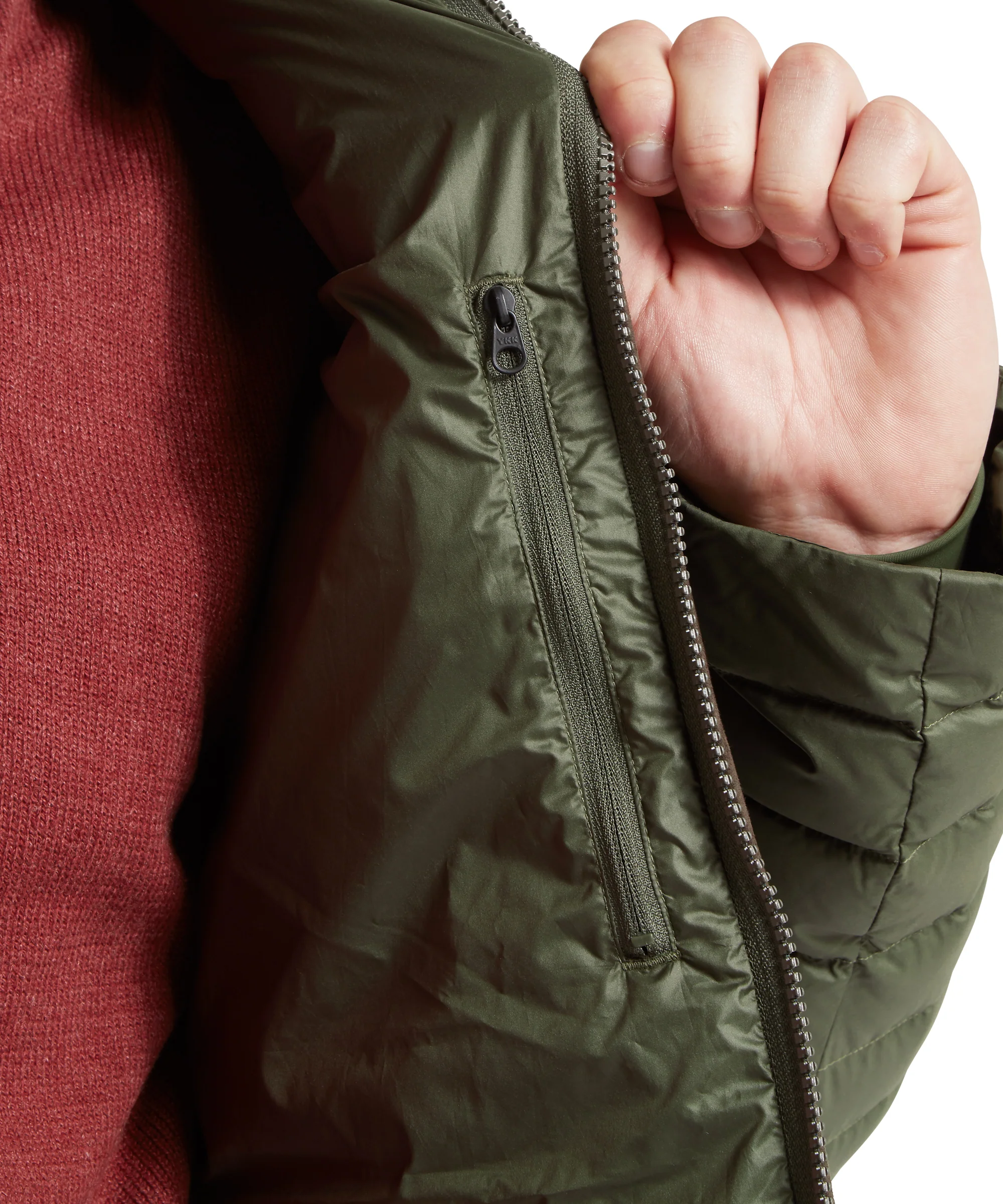 Hallaton Down Jacket - Woodland - Image 9