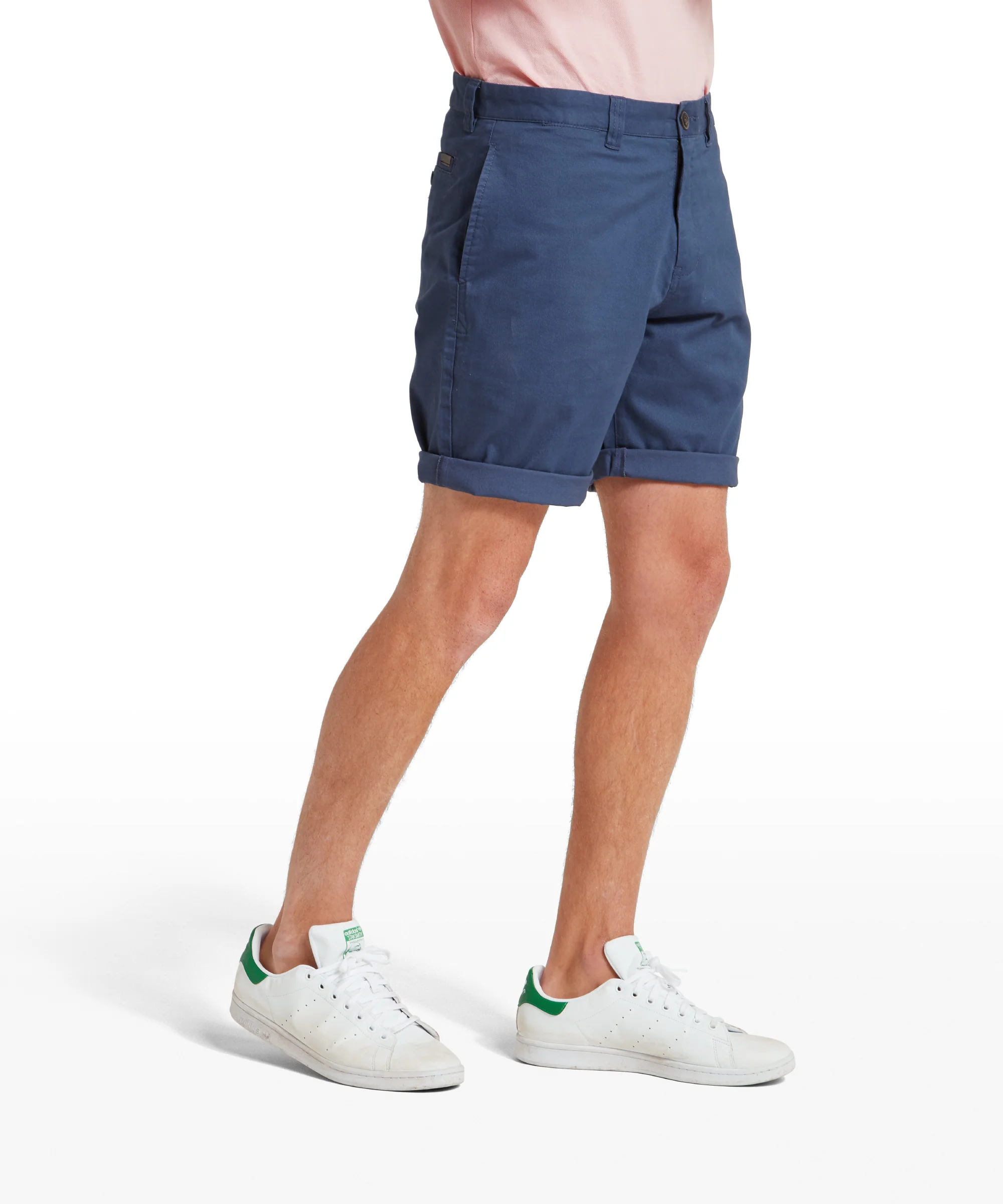 Harlech Chino Shorts - French Navy - Image 5