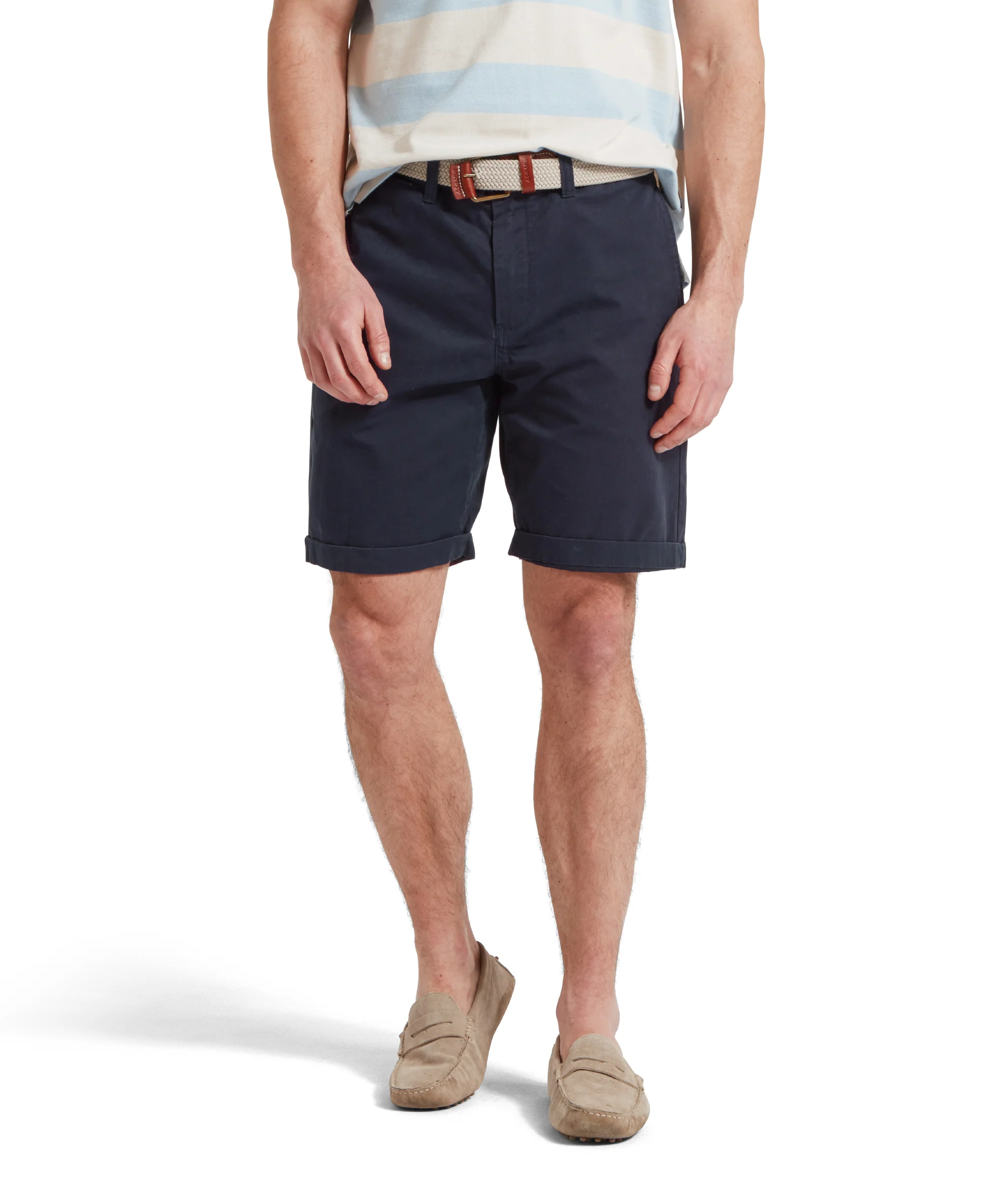 Harlech Chino Shorts - Navy - Image 3