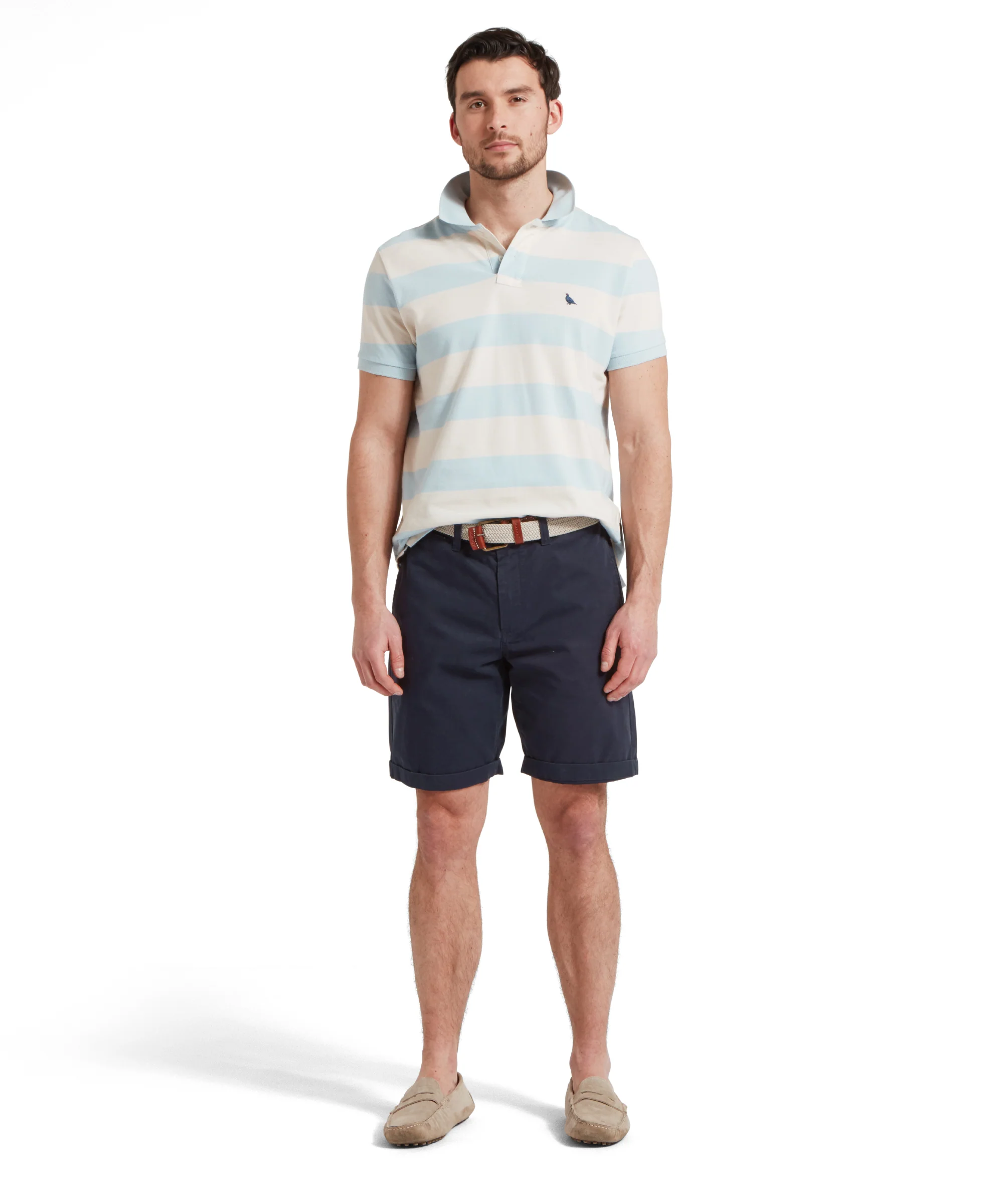 Harlech Chino Shorts - Navy - Image 4