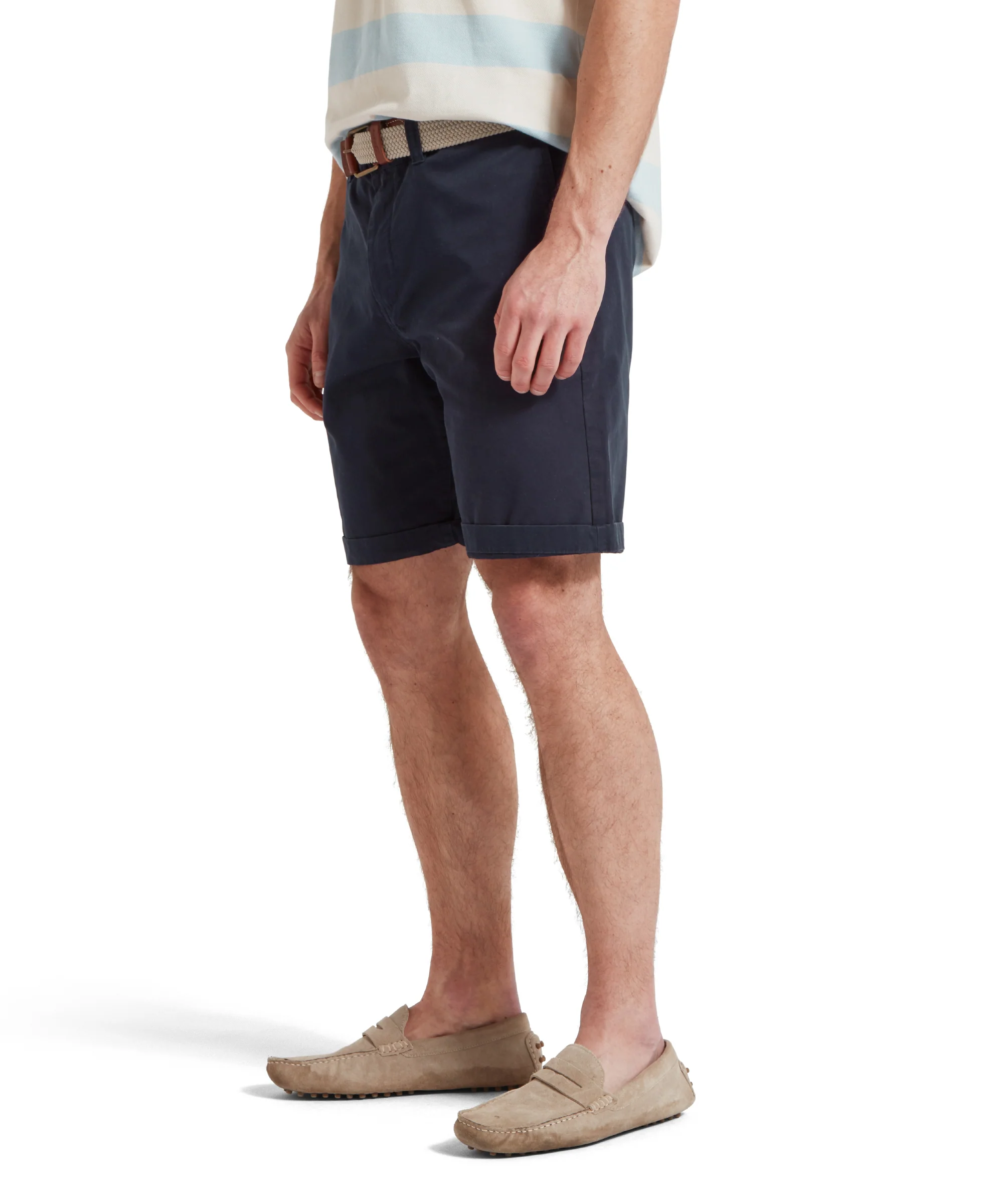Harlech Chino Shorts - Navy - Image 5
