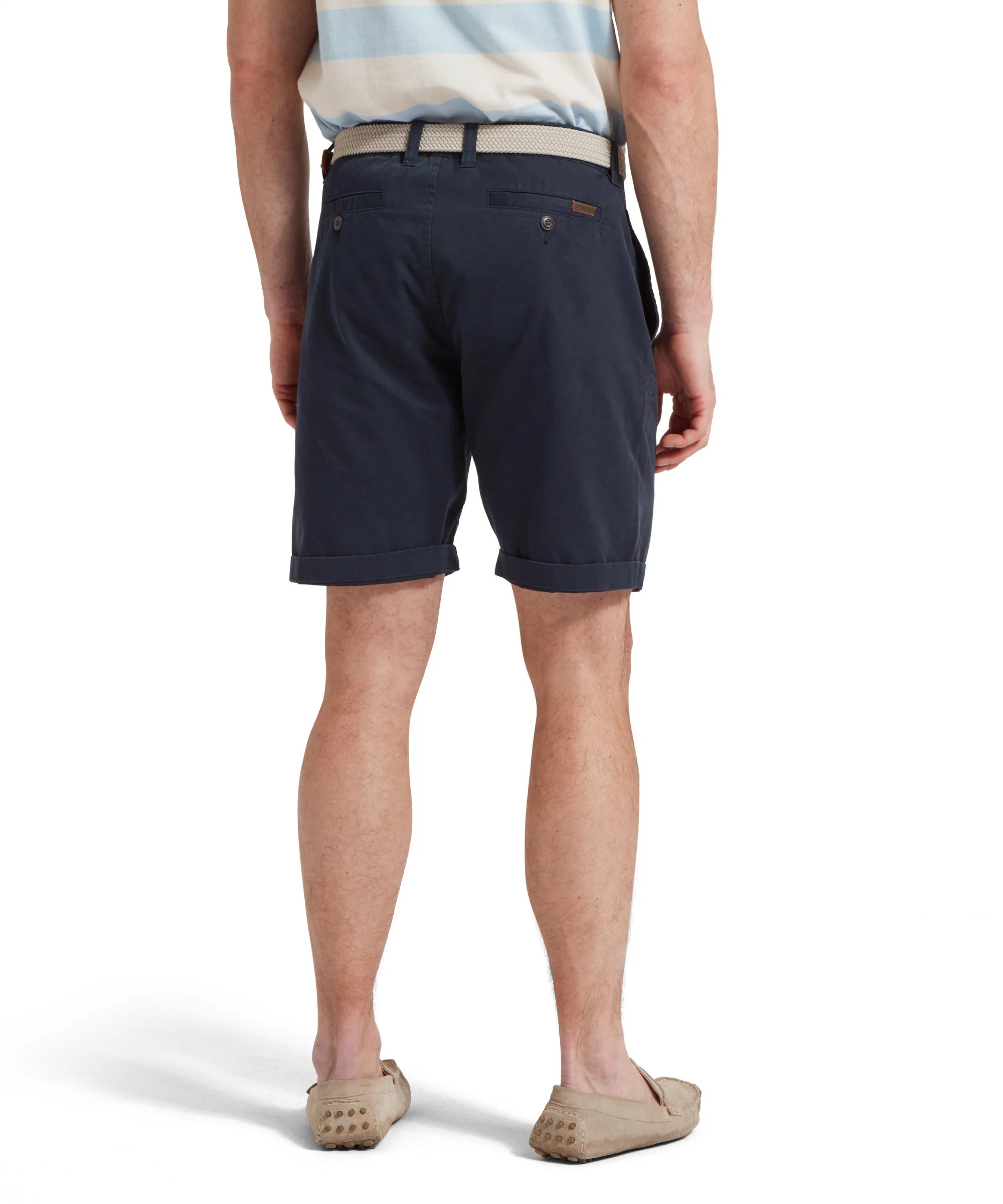 Harlech Chino Shorts - Navy - Image 6