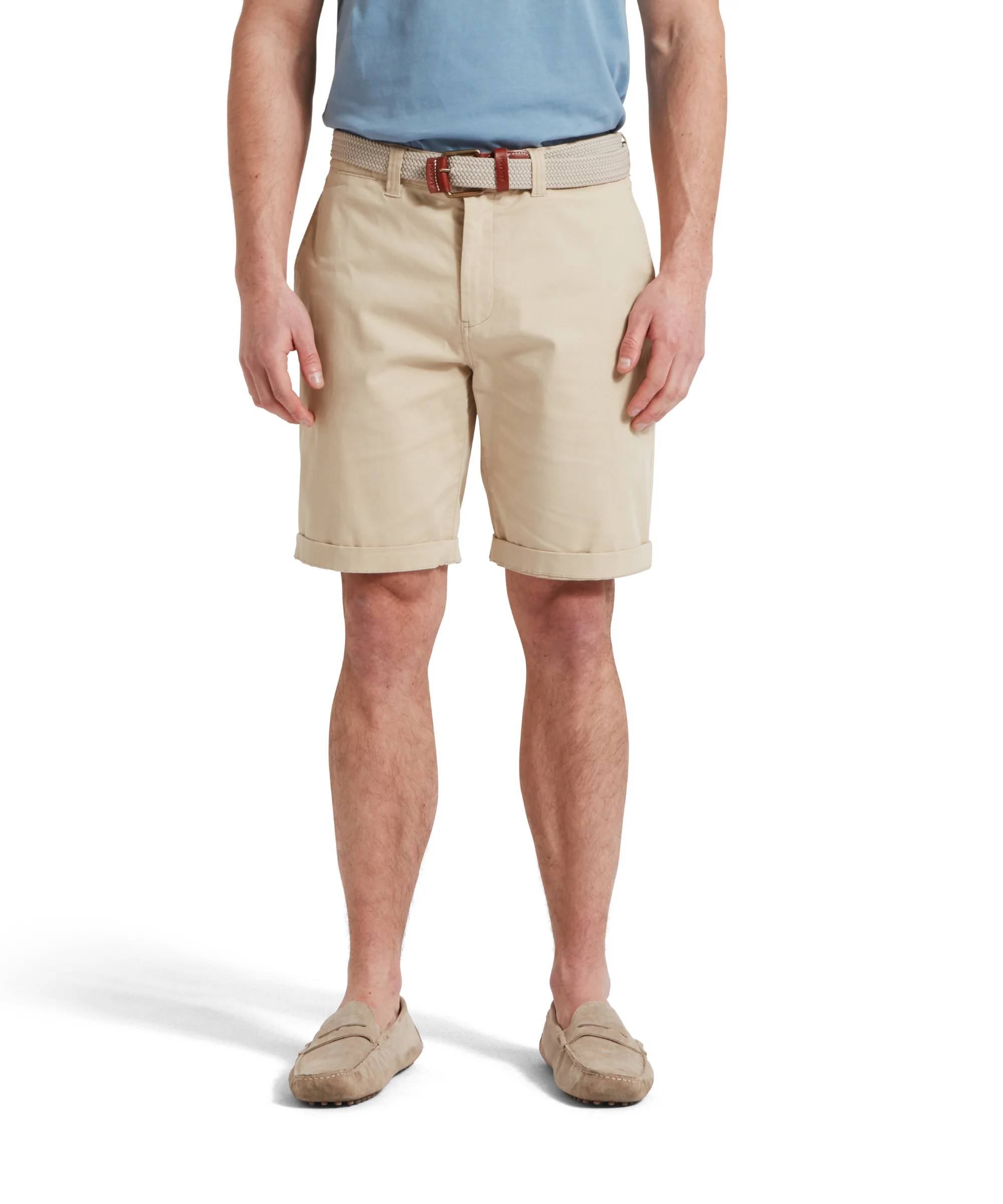 Harlech Chino Shorts - Oat - Image 3