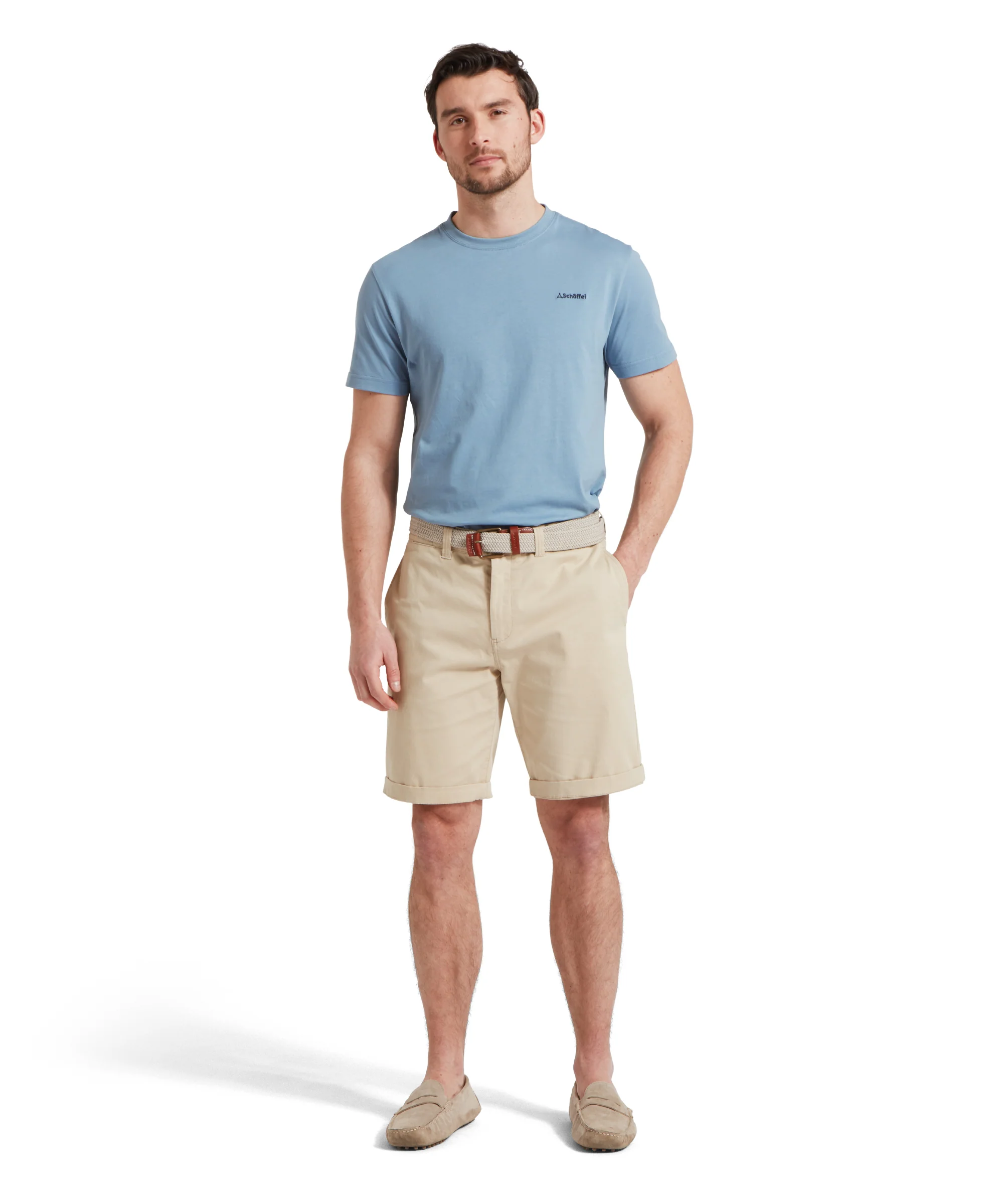 Harlech Chino Shorts - Oat - Image 4