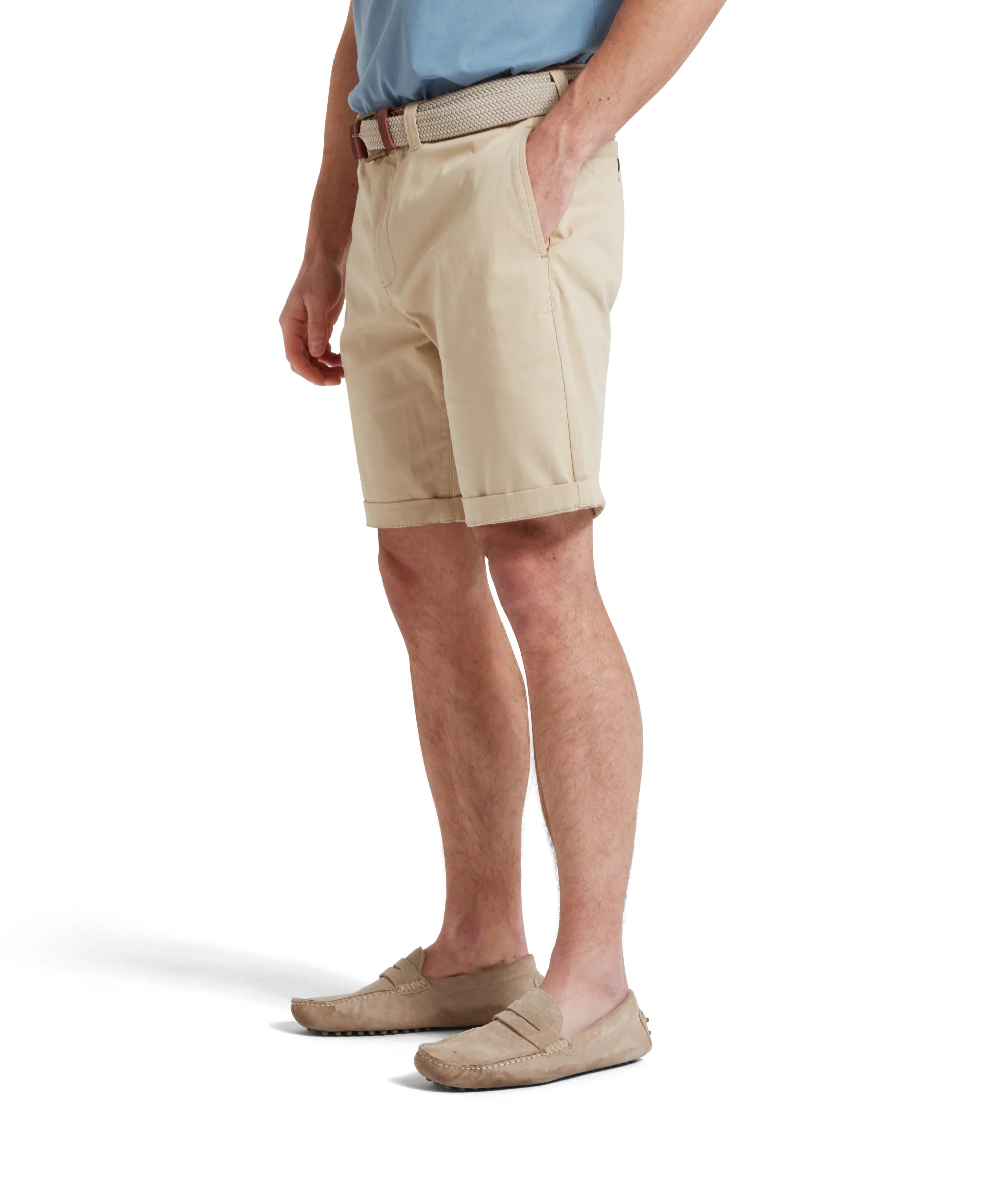 Harlech Chino Shorts - Oat - Image 5