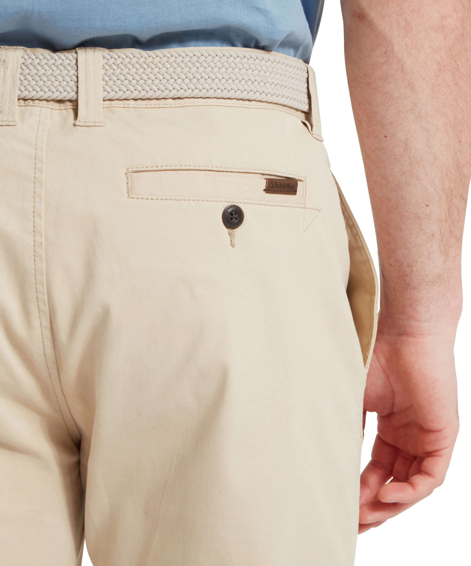Harlech Chino Shorts - Oat - Image 7