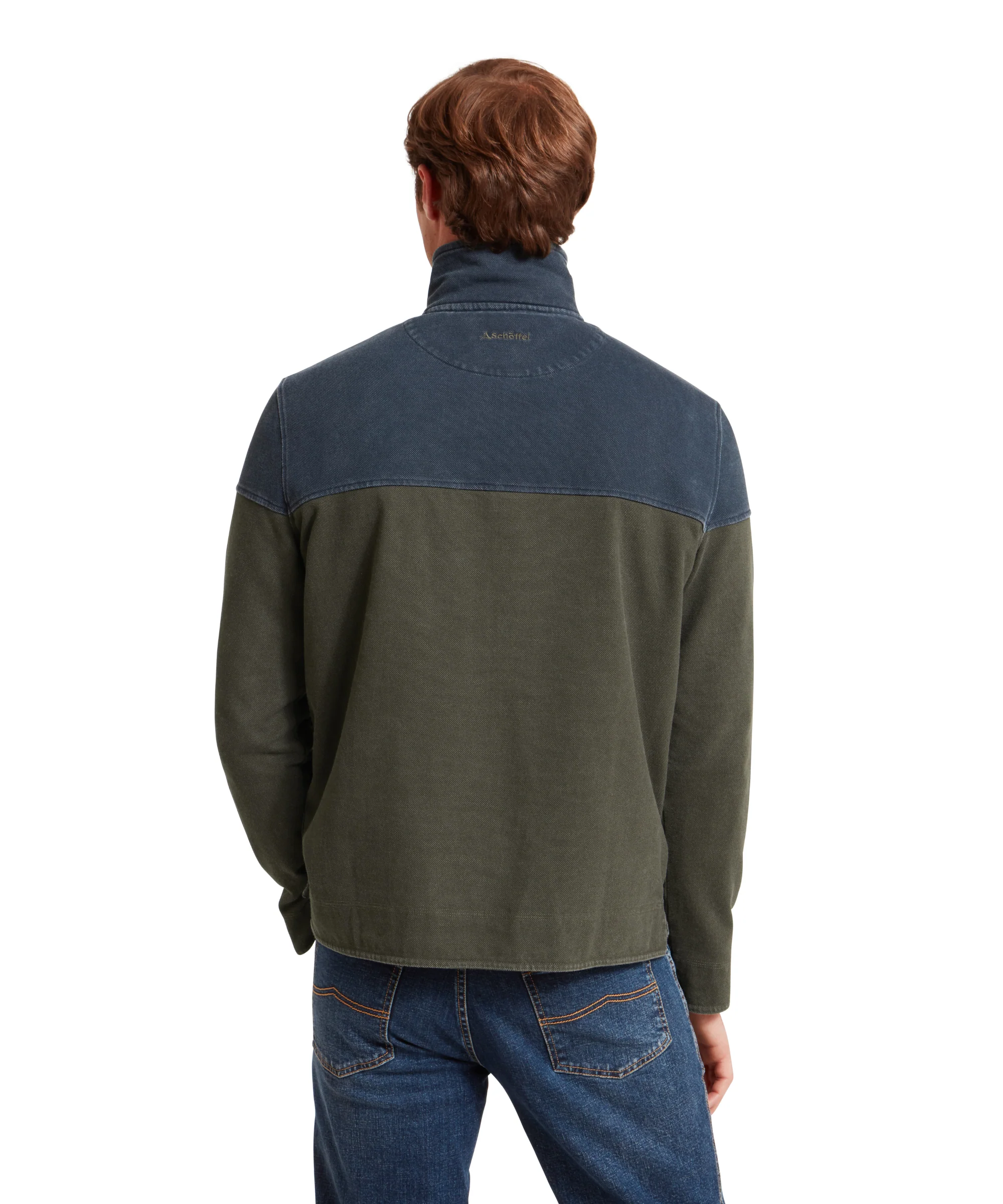 Helford Heritage Sweatshirt - Peat Green - Image 6