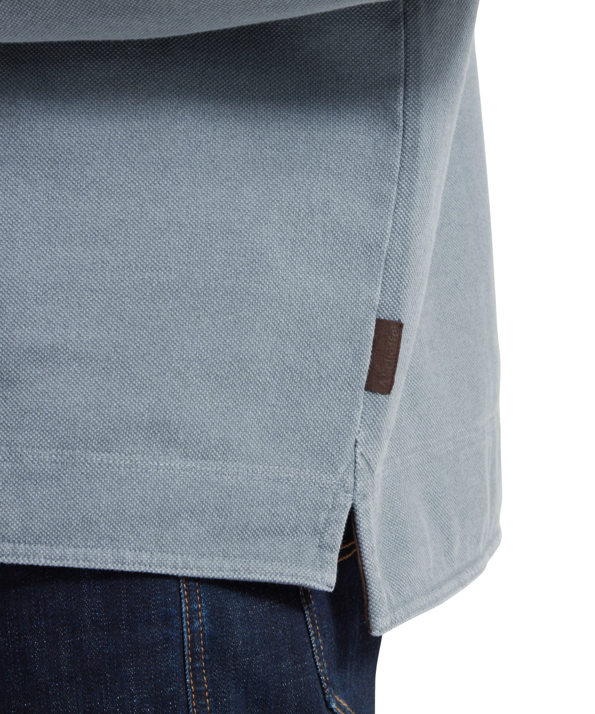 Helford Heritage Quarter Zip Sweatshirt - Slate Red/Dark Pigeon Blue - Image 7