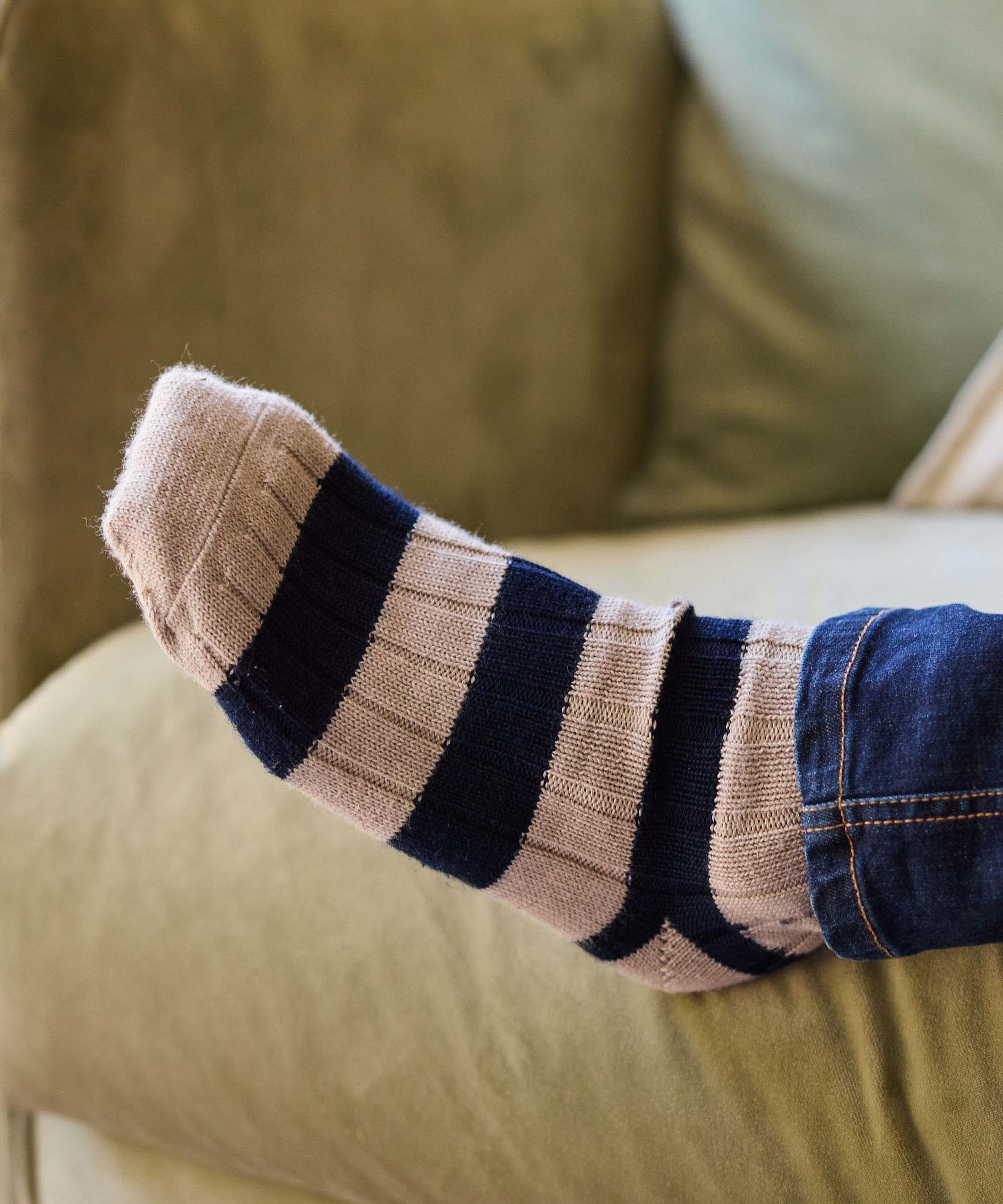 Men's Hilton Rugby Sock - Oxford Navy - Image 2