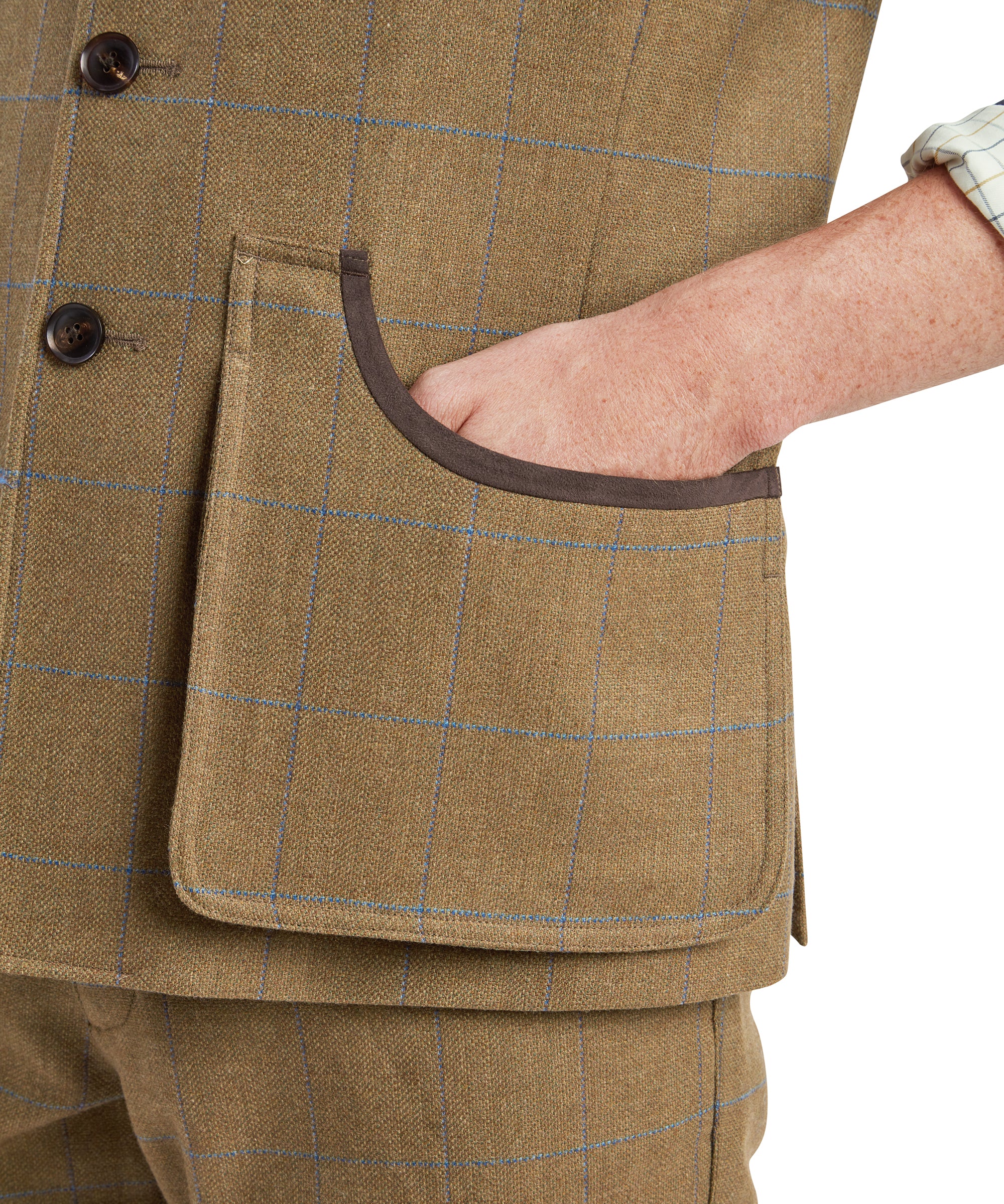 Holcot Tweed Waistcoat - Corry Tweed - Image 3