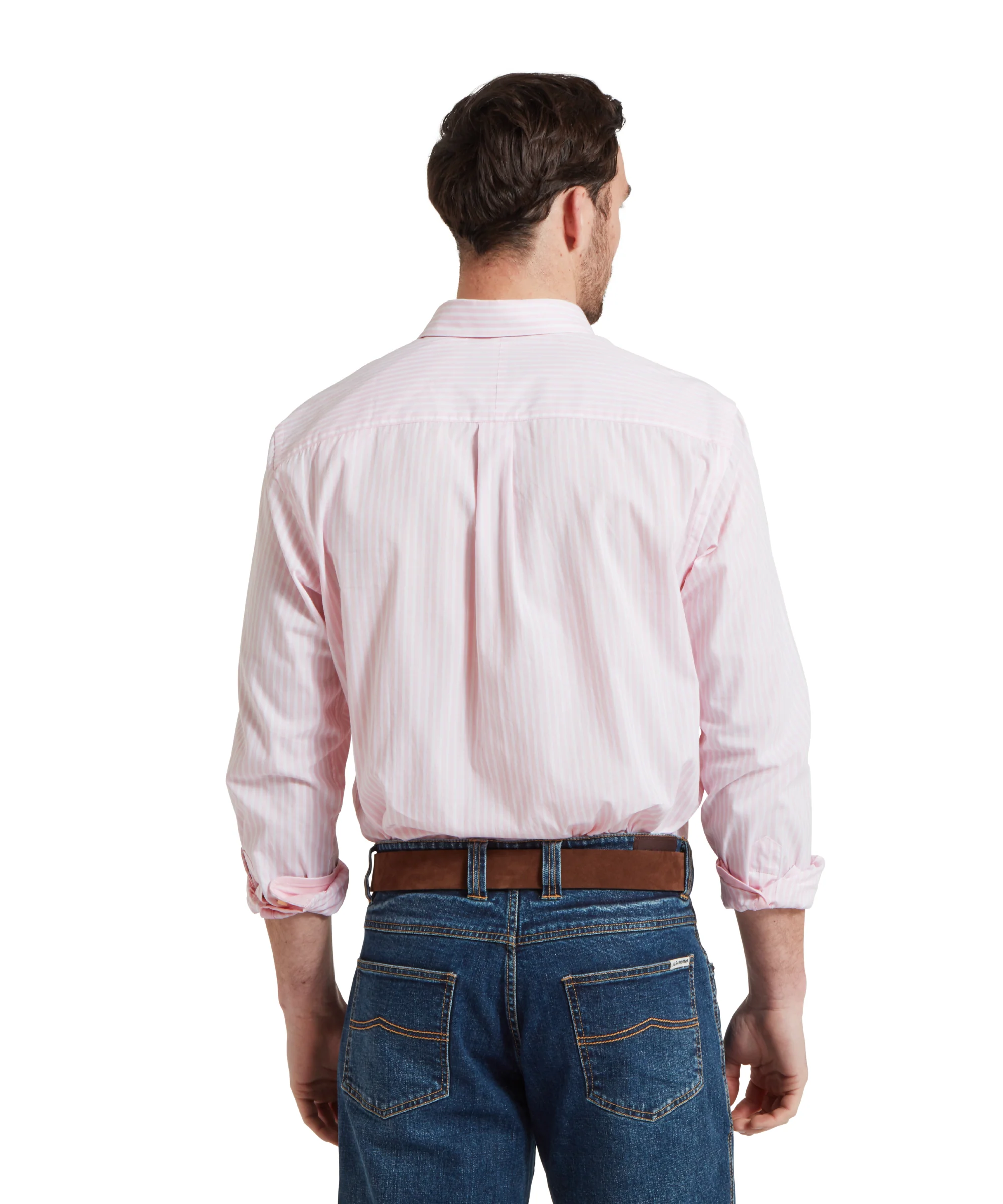 Holme Striped Shirt - Mauve Blush - Image 5