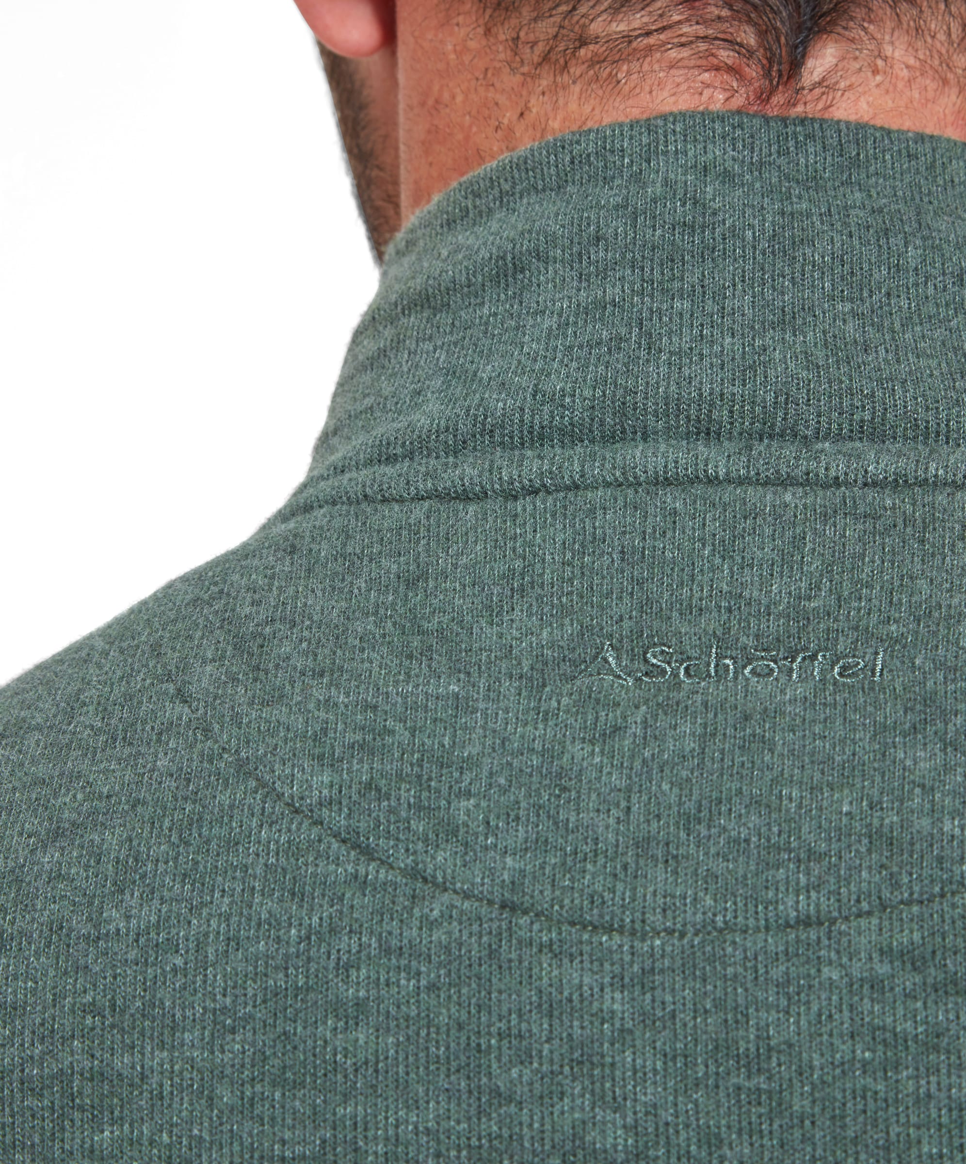Kingsbridge Quarter Zip Jumper - Country Green - Image 7