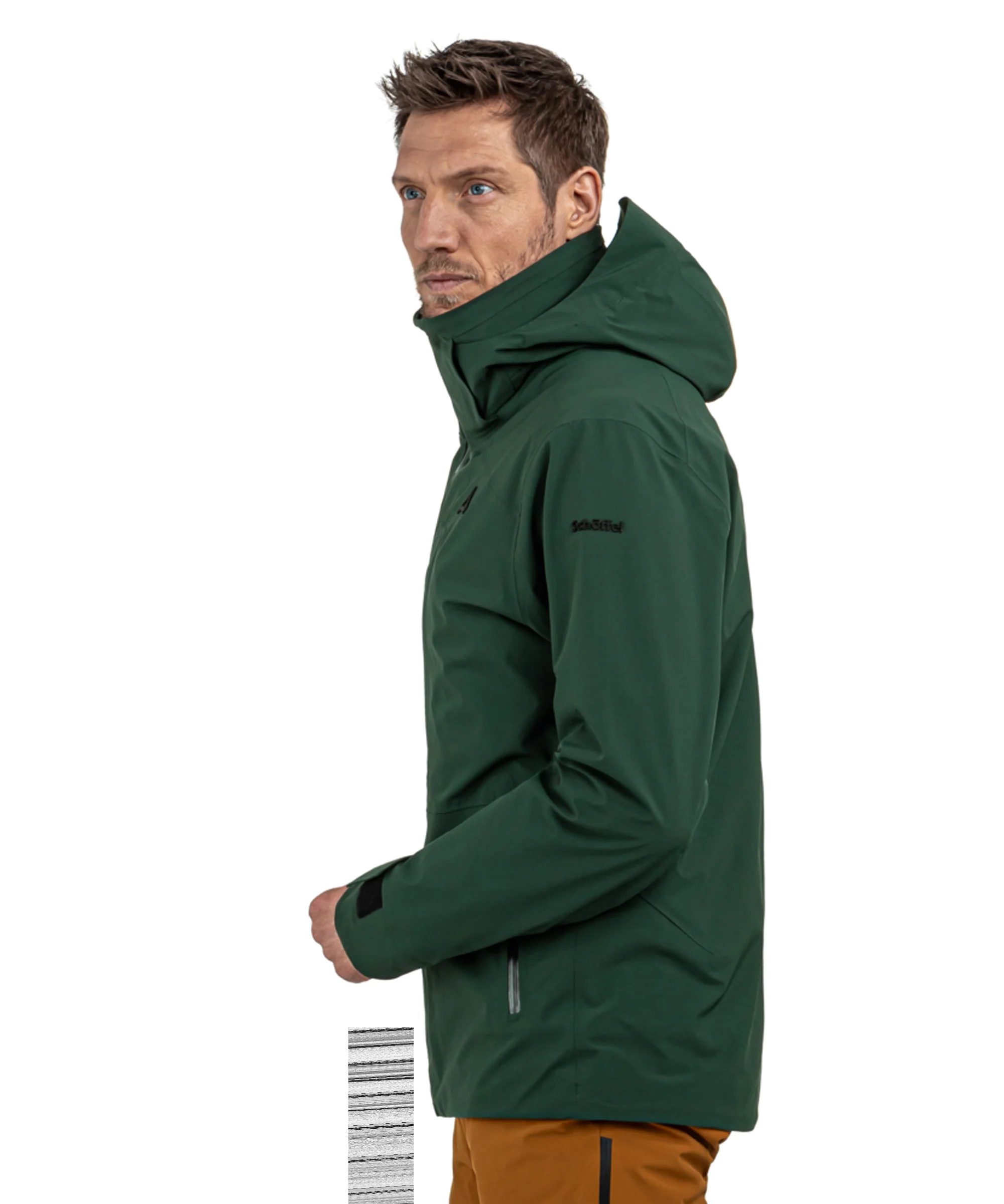 Men's Pontre Shell Jacket - Dark Jade - Image 3