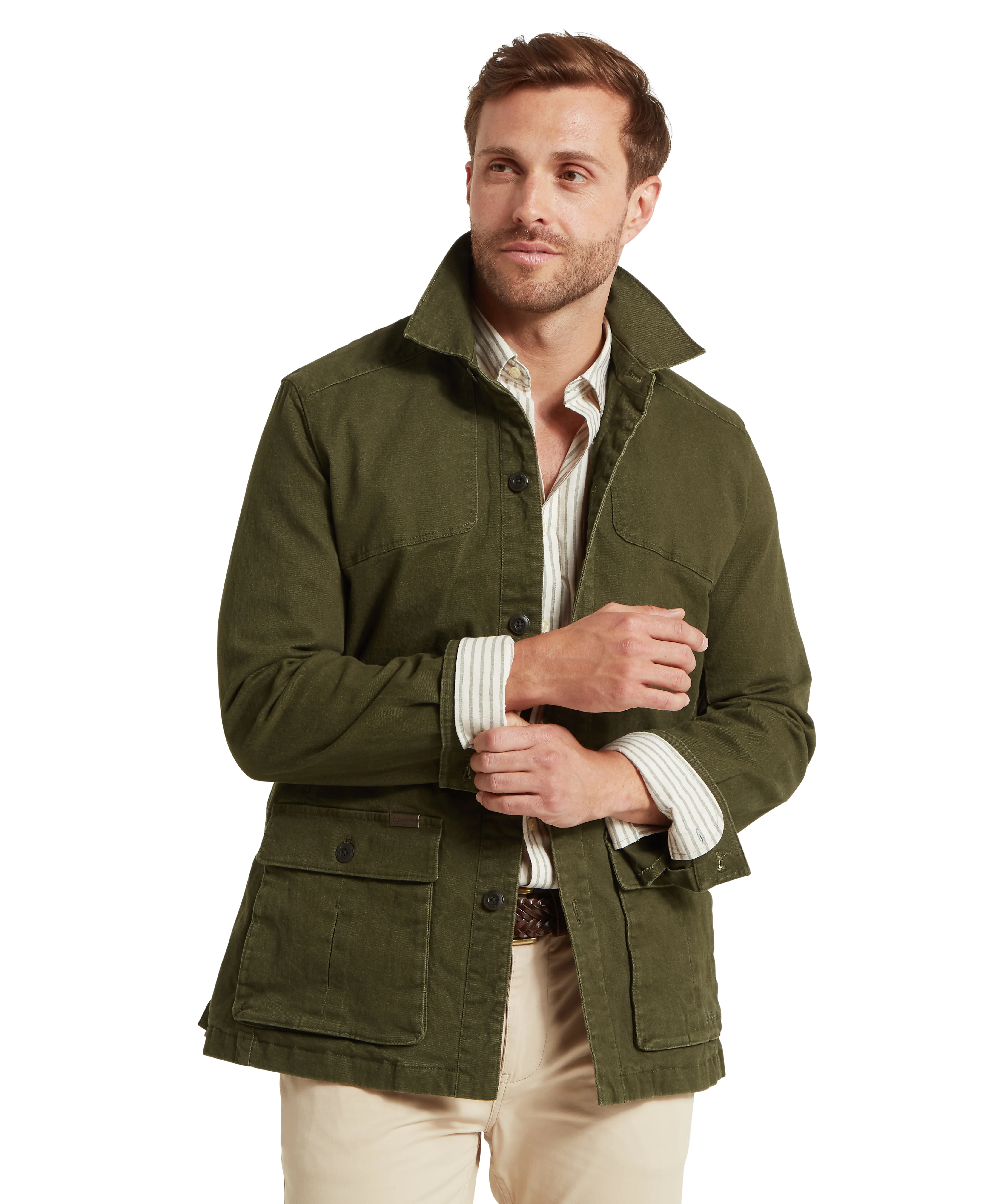 Lynmouth Utility Jacket - Woodland - Image 2