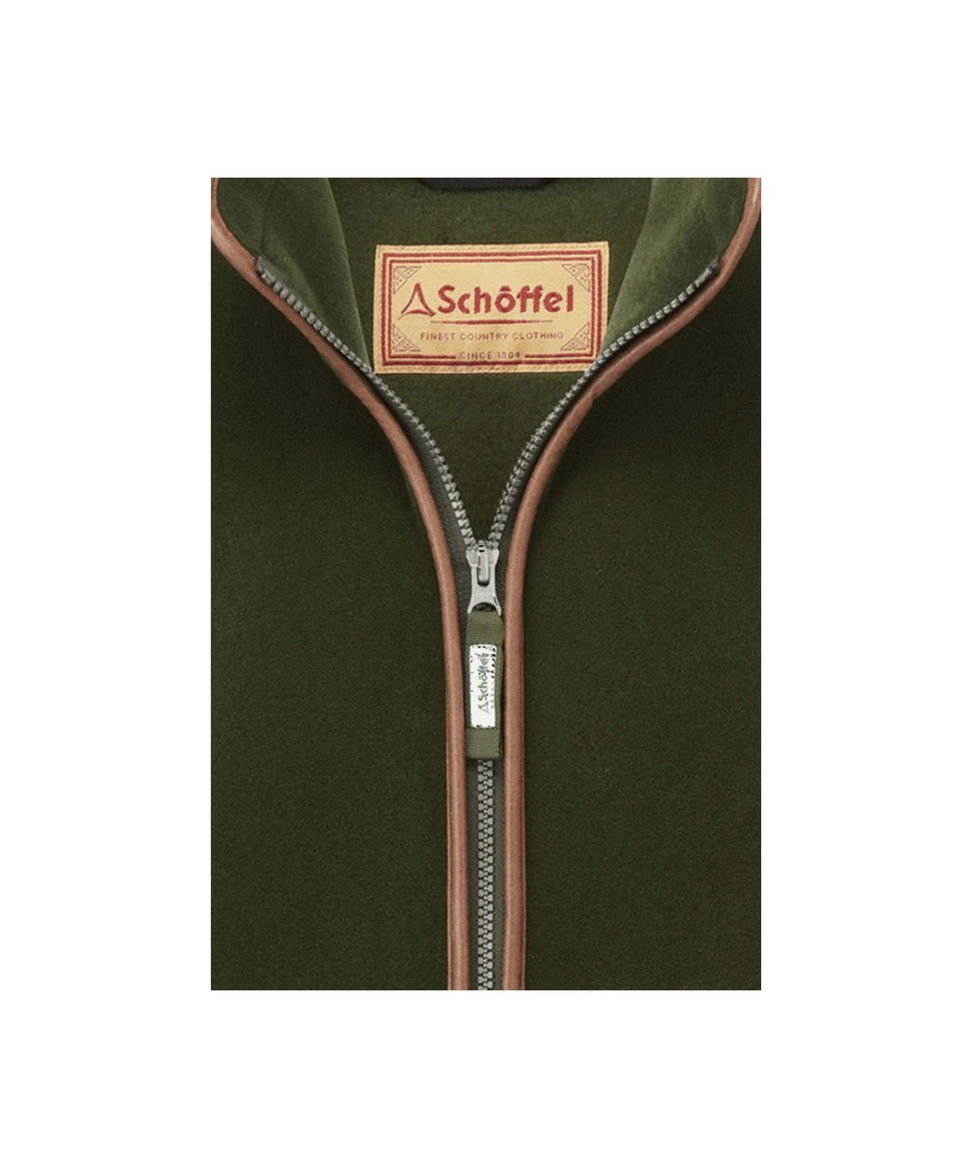 Oakham Fleece Gilet - Forest - Image 4