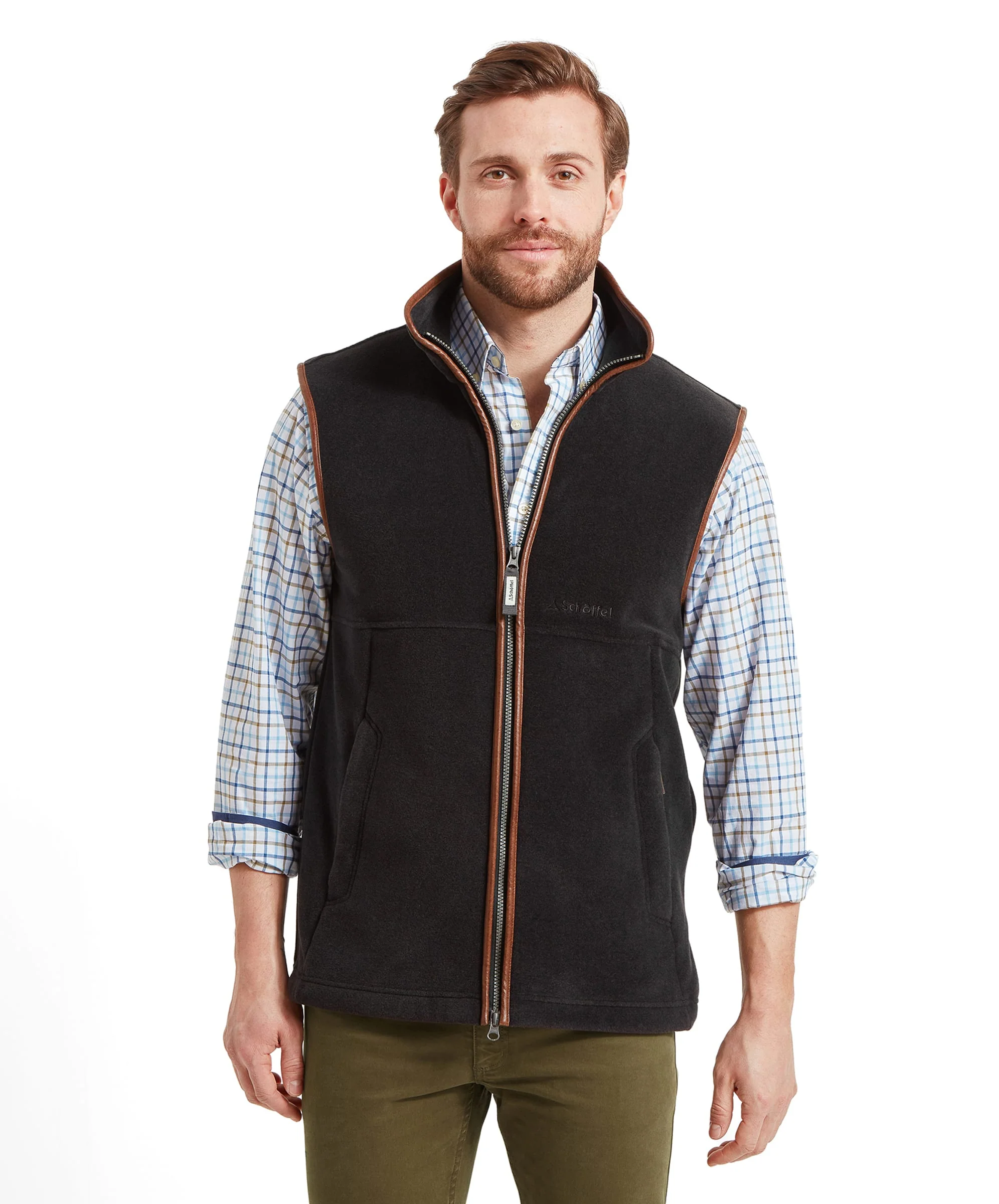 Oakham Fleece Gilet - Gunmetal - Image 2