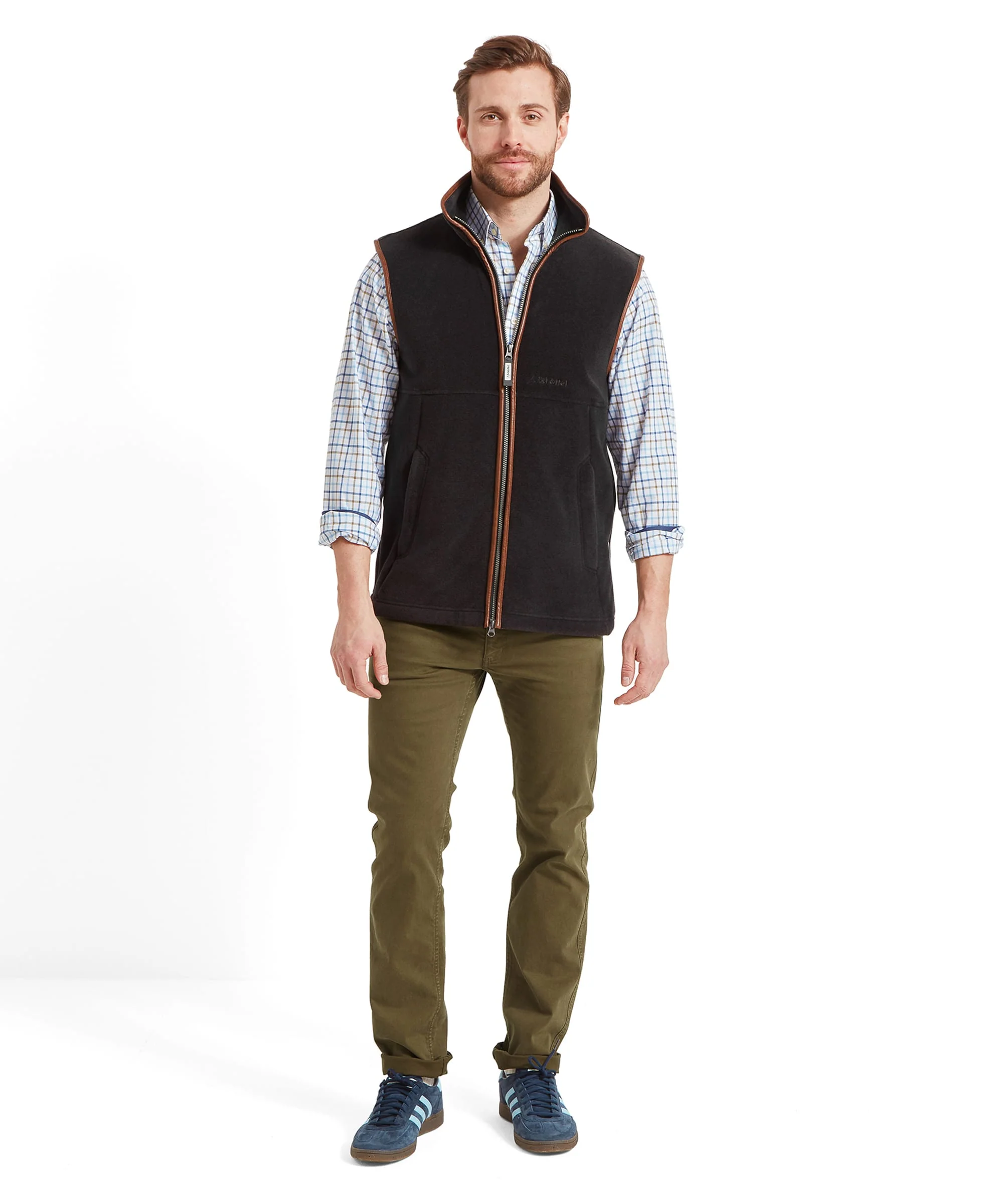 Oakham Fleece Gilet - Gunmetal - Image 3