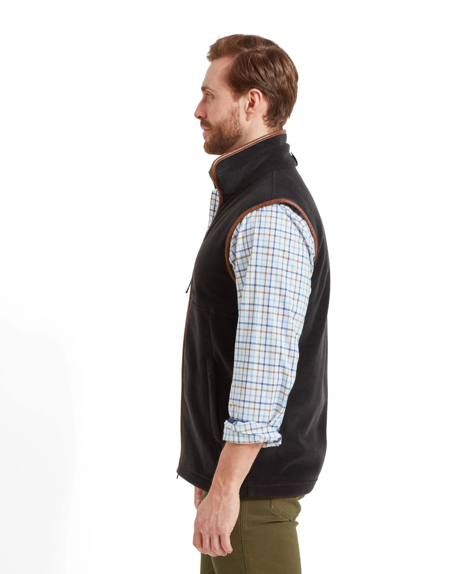 Oakham Fleece Gilet - Gunmetal - Image 4