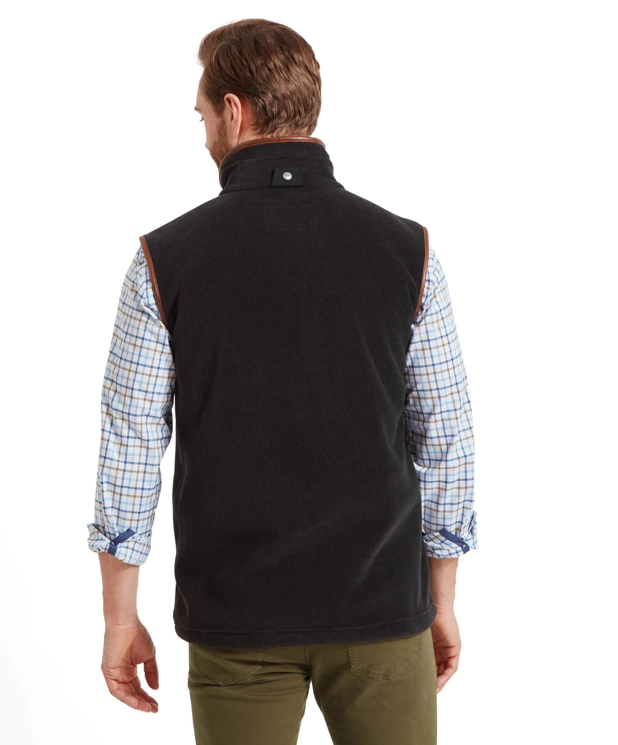 Oakham Fleece Gilet - Gunmetal - Image 5