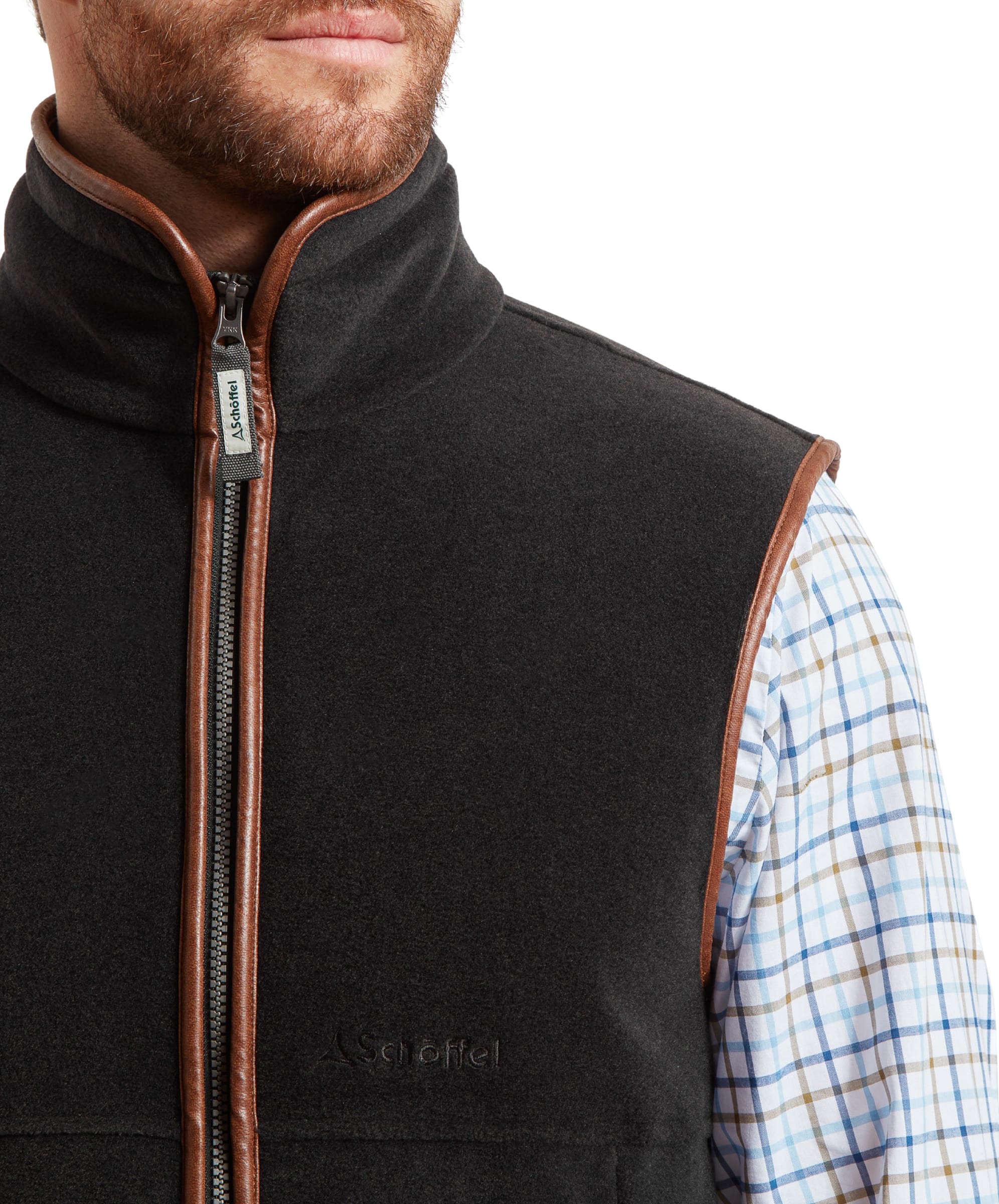 Oakham Fleece Gilet - Gunmetal - Image 6