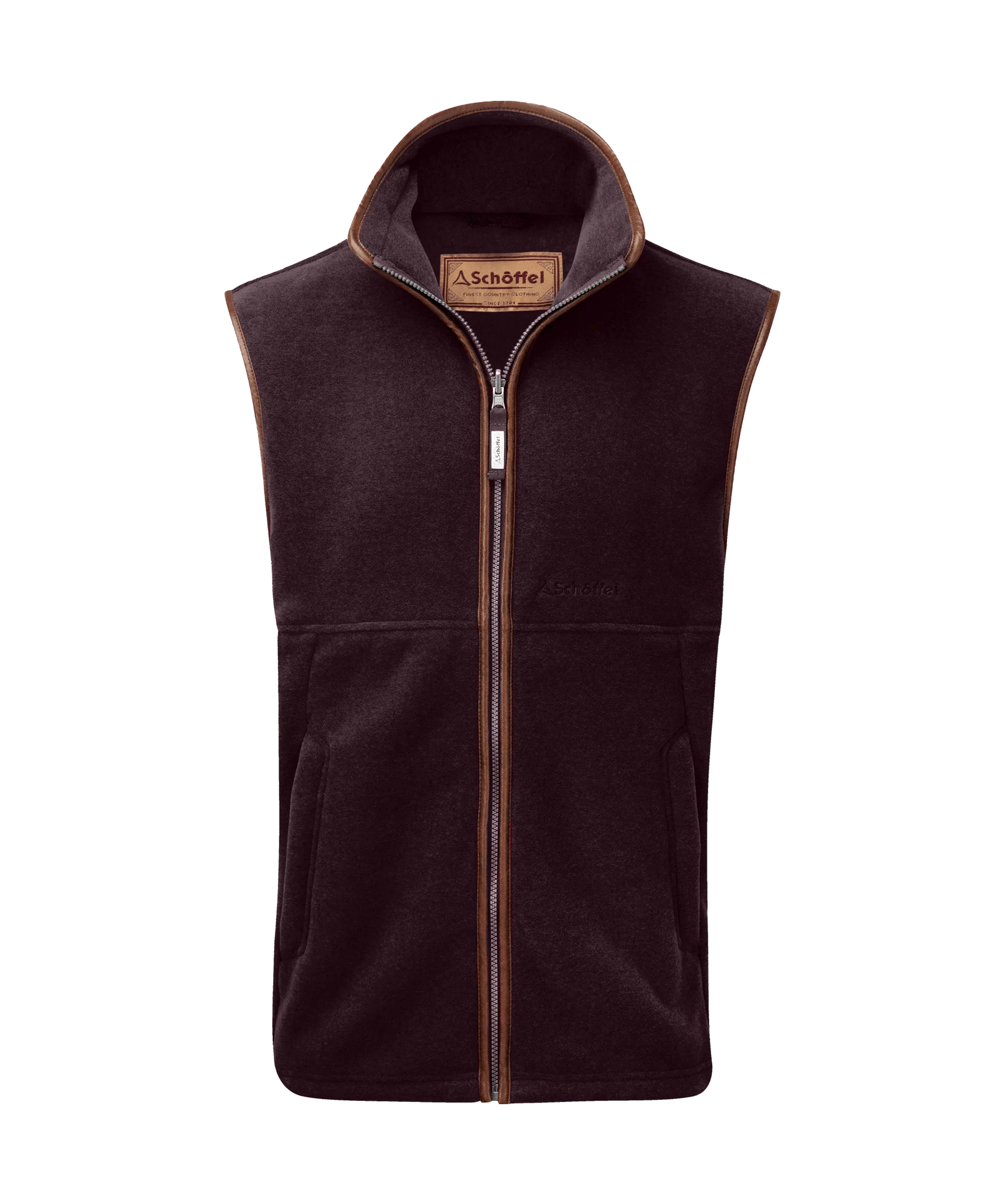 Oakham Fleece Gilet - Port