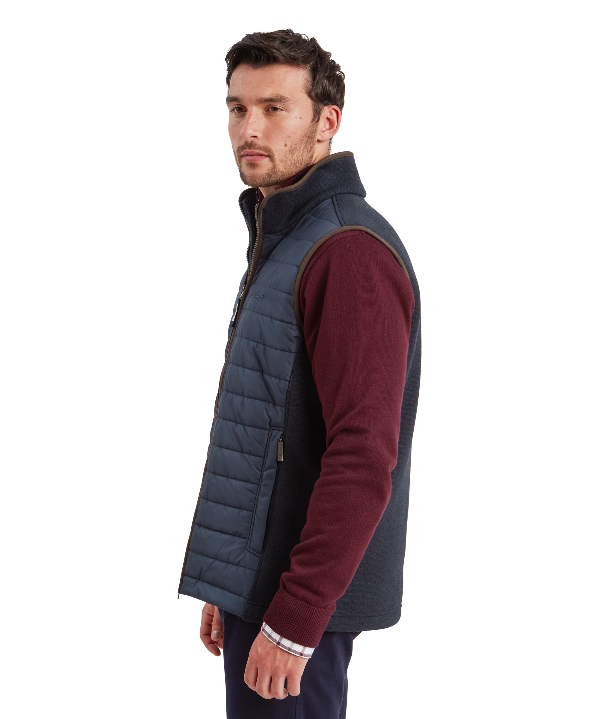 Oakham Hybrid Gilet - Petrol Blue - Image 4