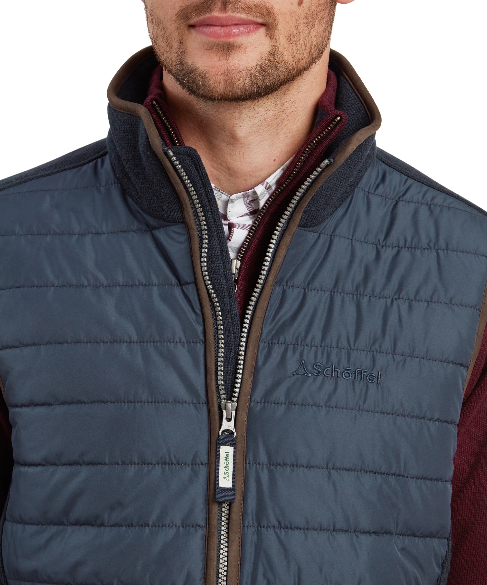 Oakham Hybrid Gilet - Petrol Blue - Image 6