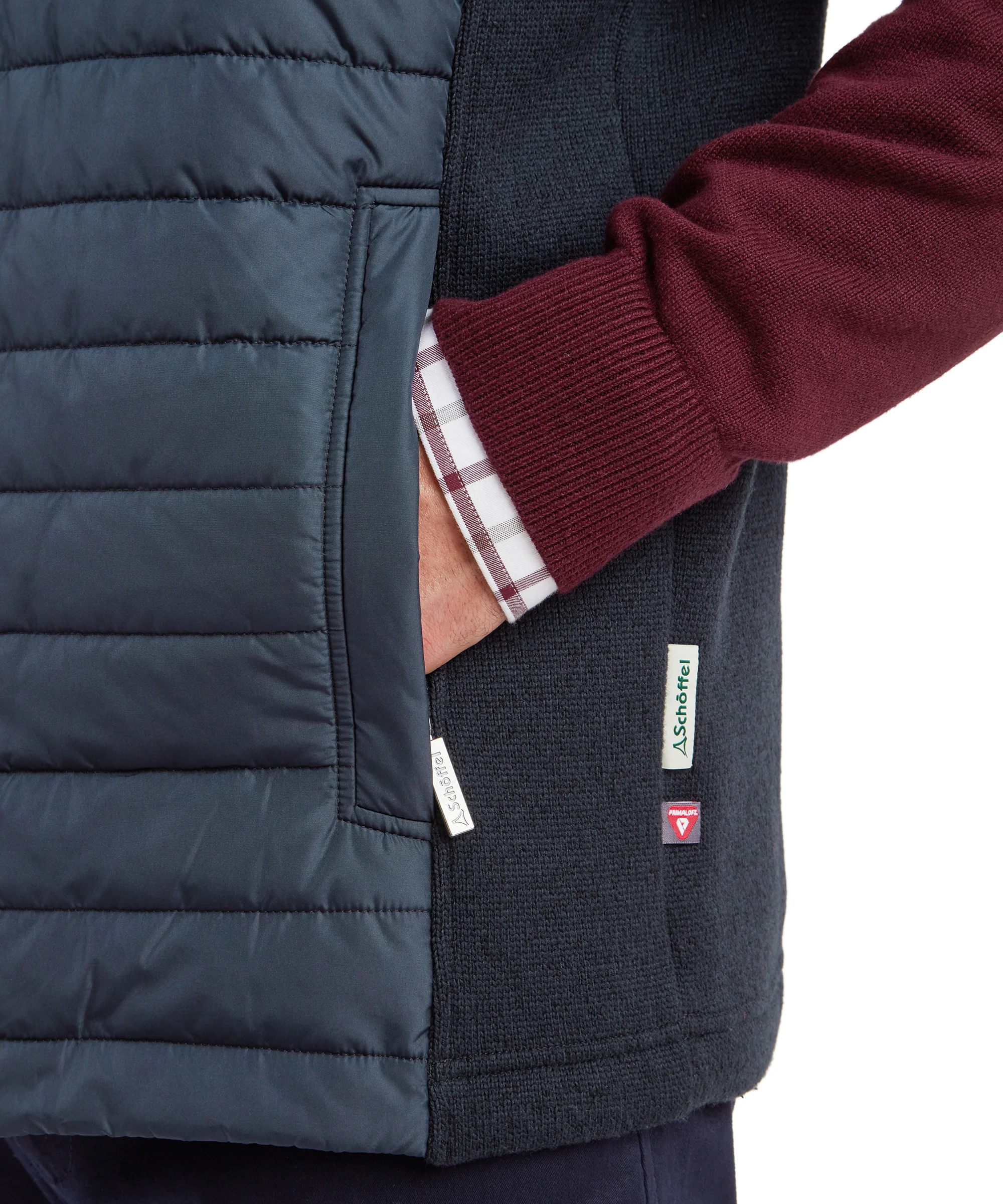 Oakham Hybrid Gilet - Petrol Blue - Image 7
