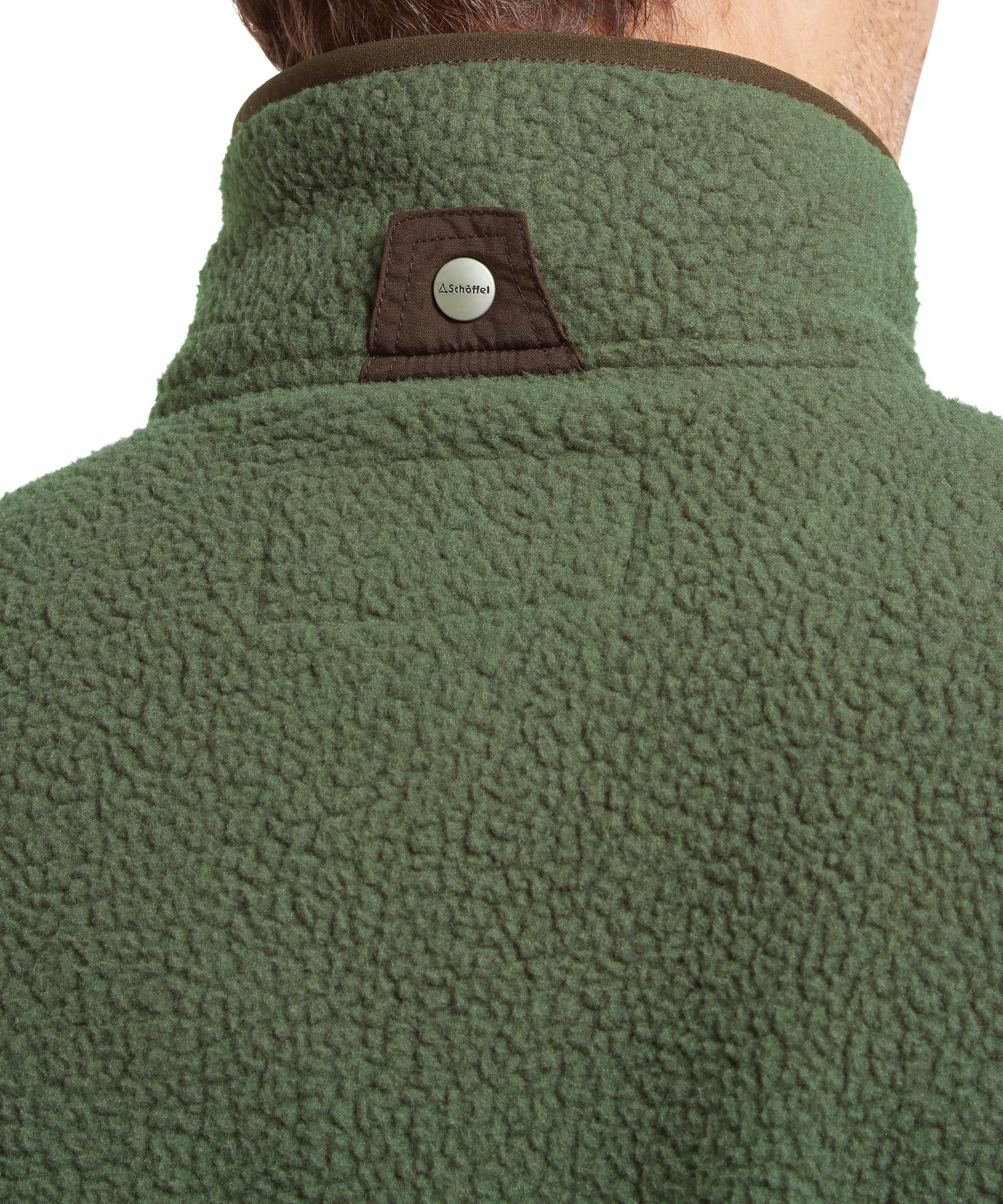 Oakham Retro Fleece Gilet - Woodland - Image 8