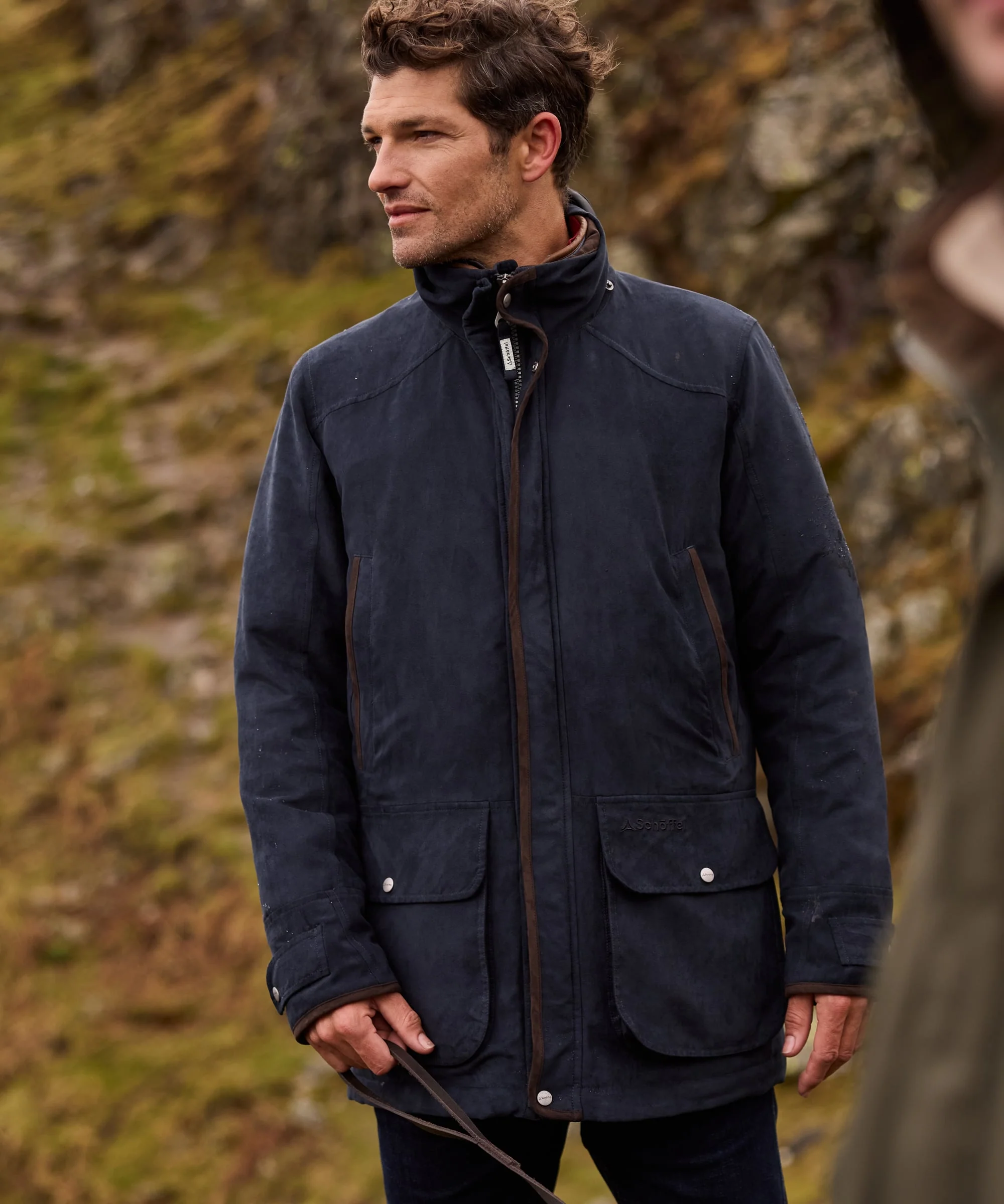 Oundle Country Coat - Carbon Navy - Image 2