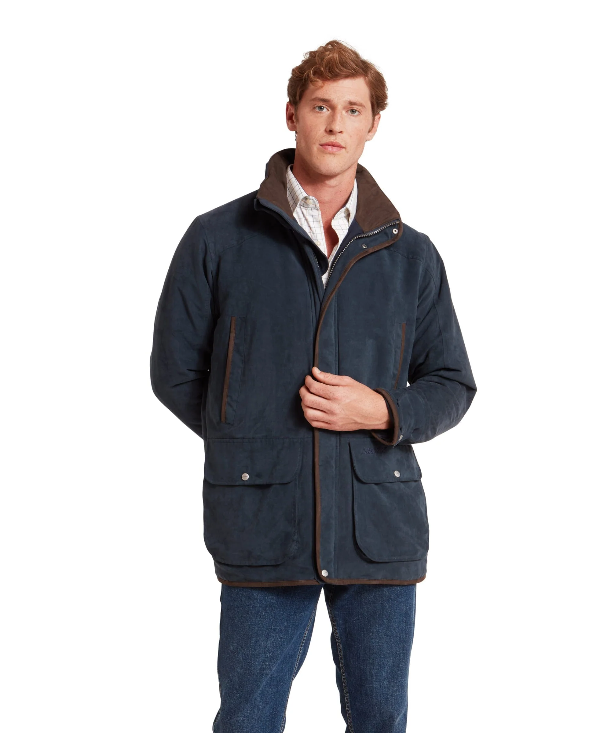 Oundle Country Coat - Carbon Navy - Image 3
