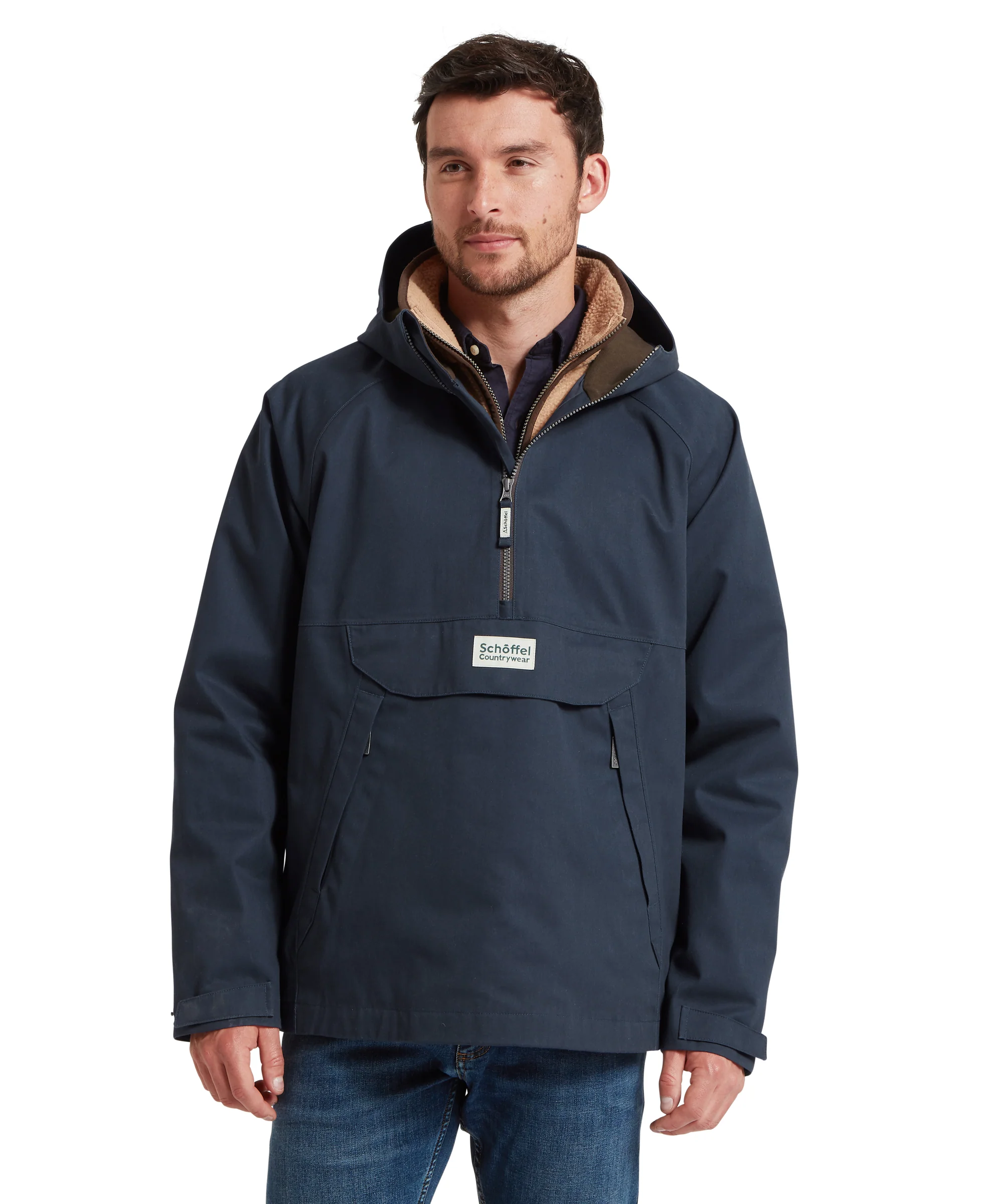Overton Waterproof Anorak - Navy - Image 3