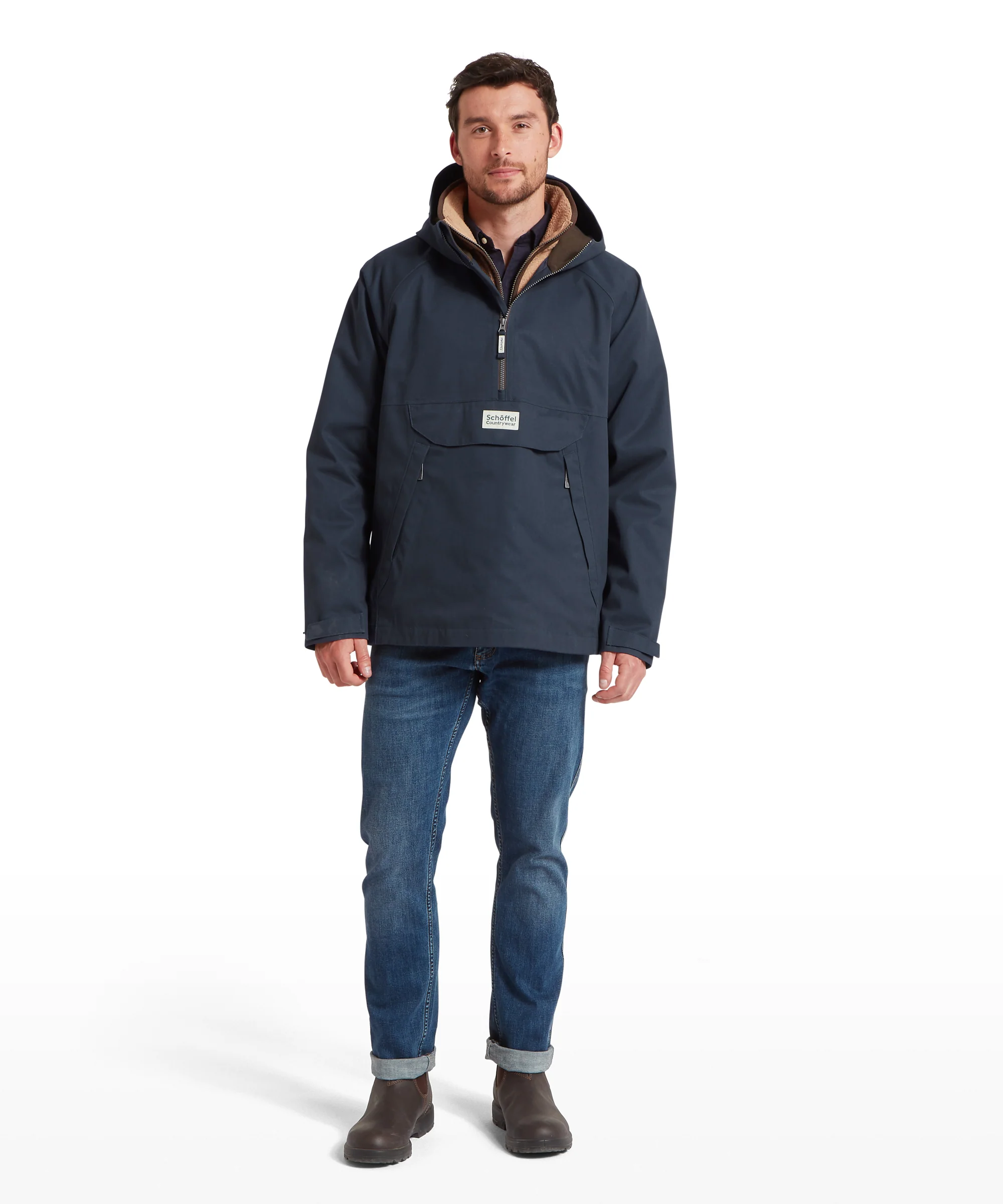 Overton Waterproof Anorak - Navy - Image 4