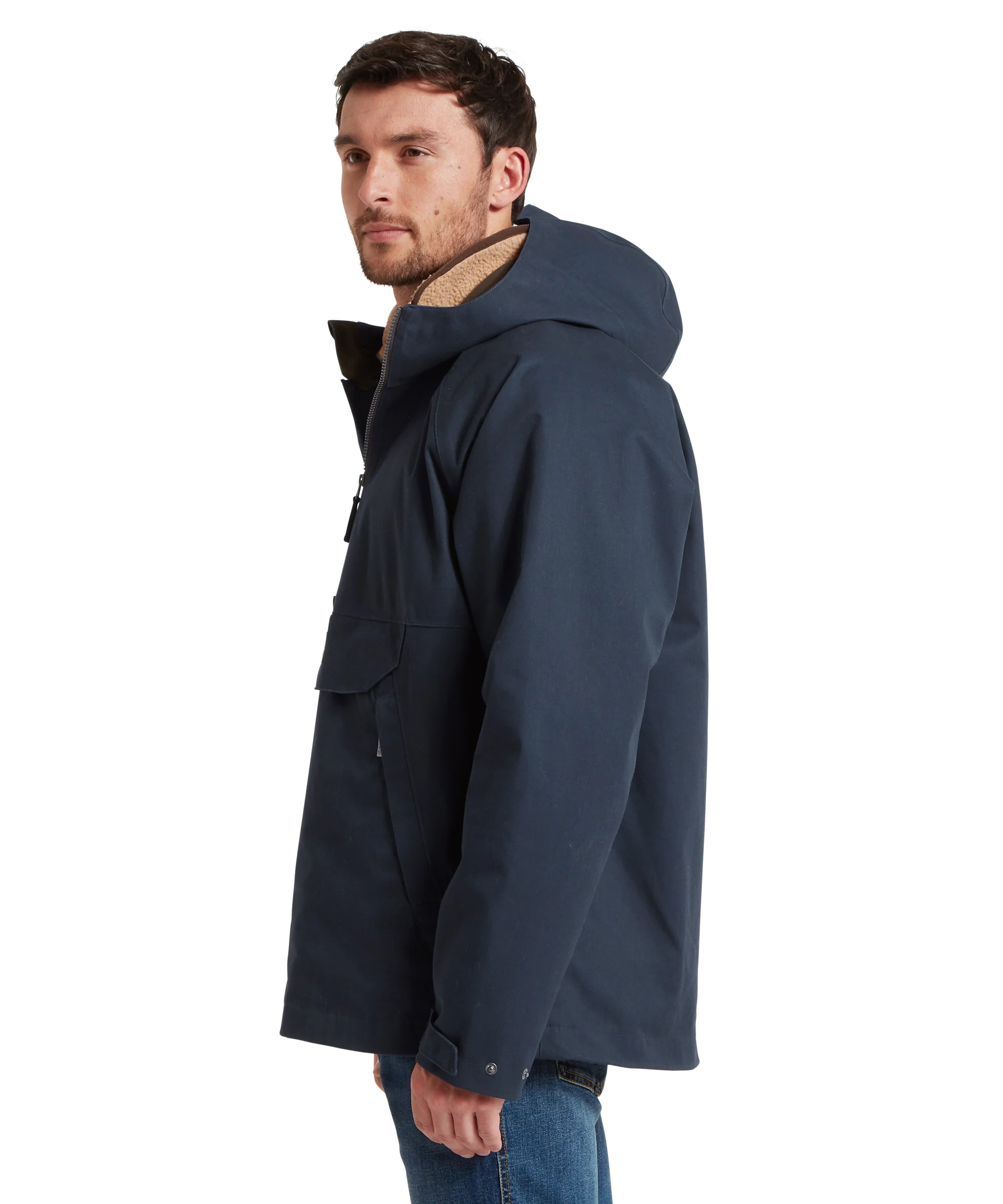 Overton Waterproof Anorak - Navy - Image 5