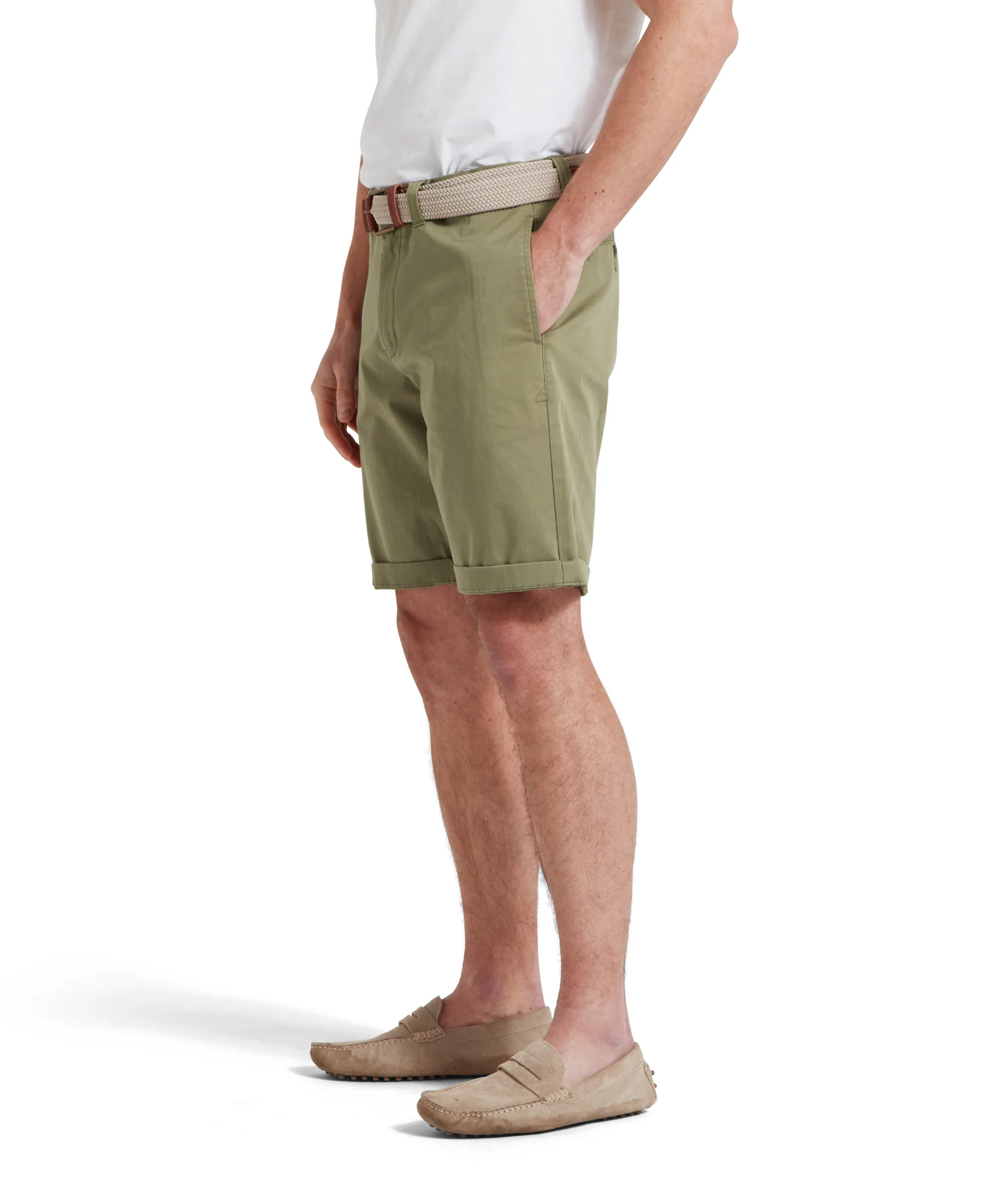 Paul Chino Shorts - Light Khaki - Image 5
