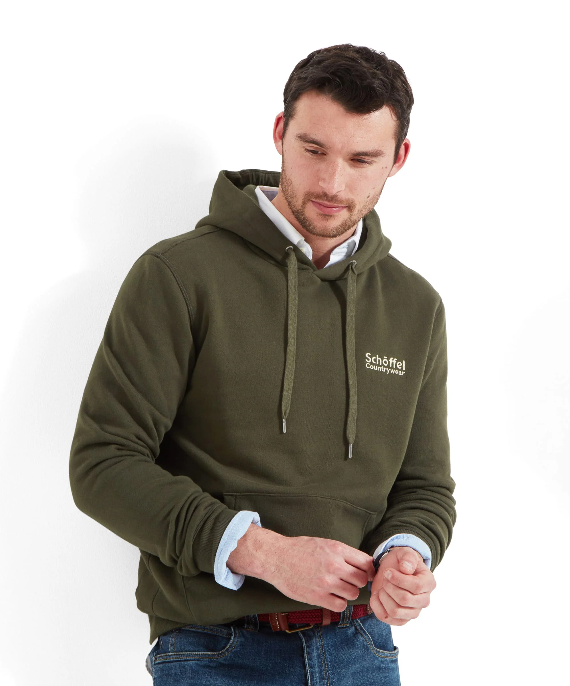 Pentire Heritage Hoodie - Forest - Image 2