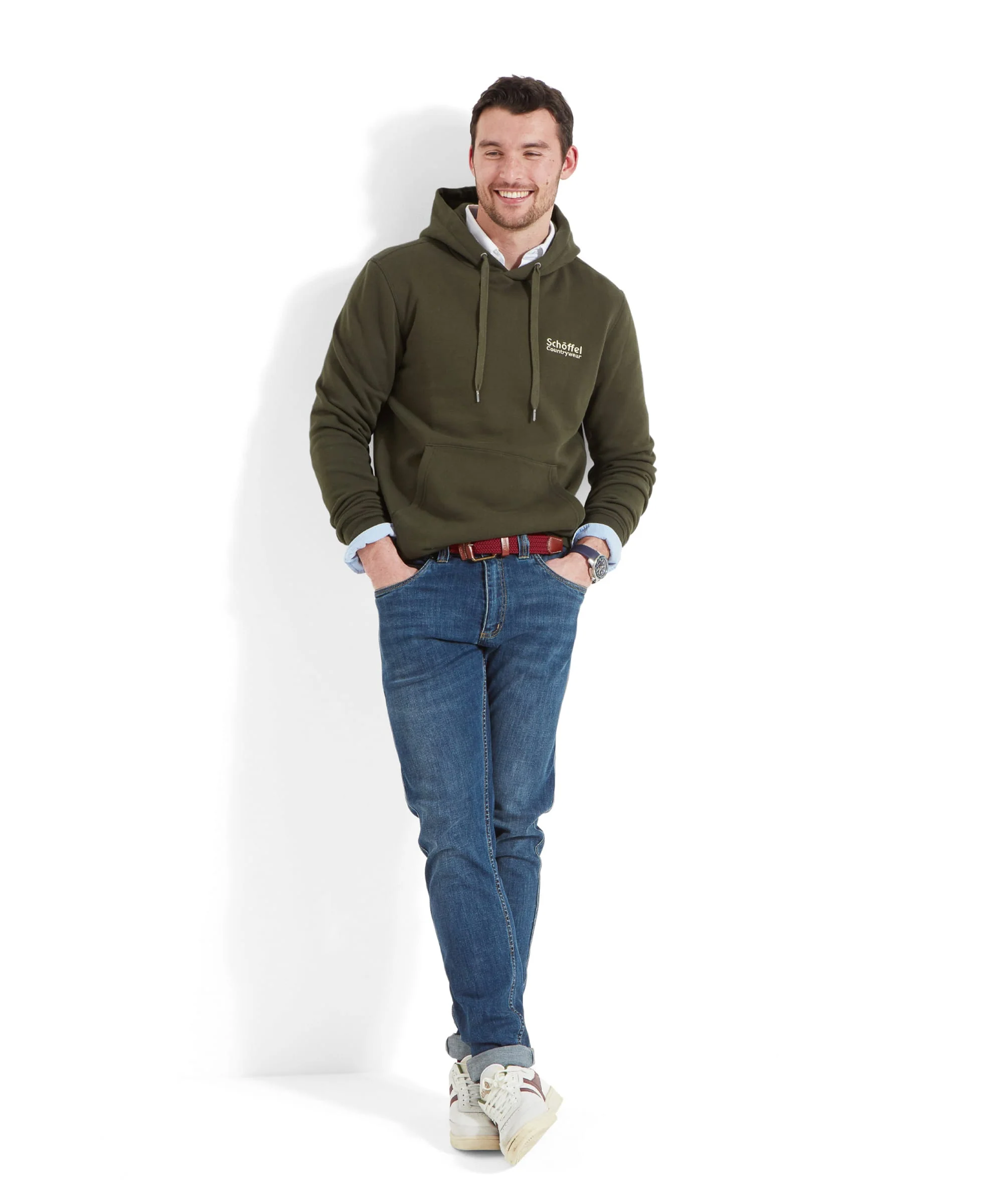 Pentire Heritage Hoodie - Forest - Image 3