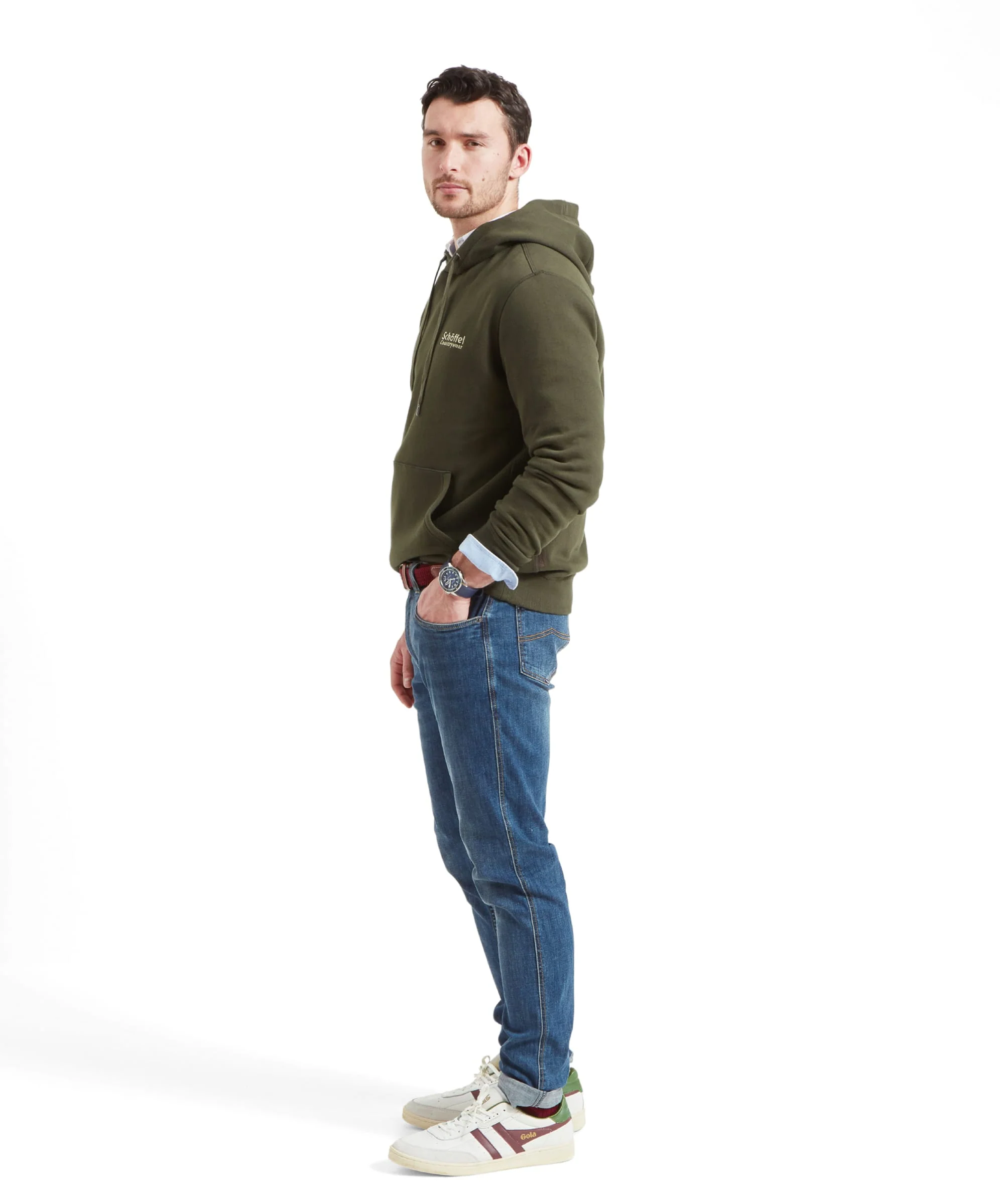 Pentire Heritage Hoodie - Forest - Image 4