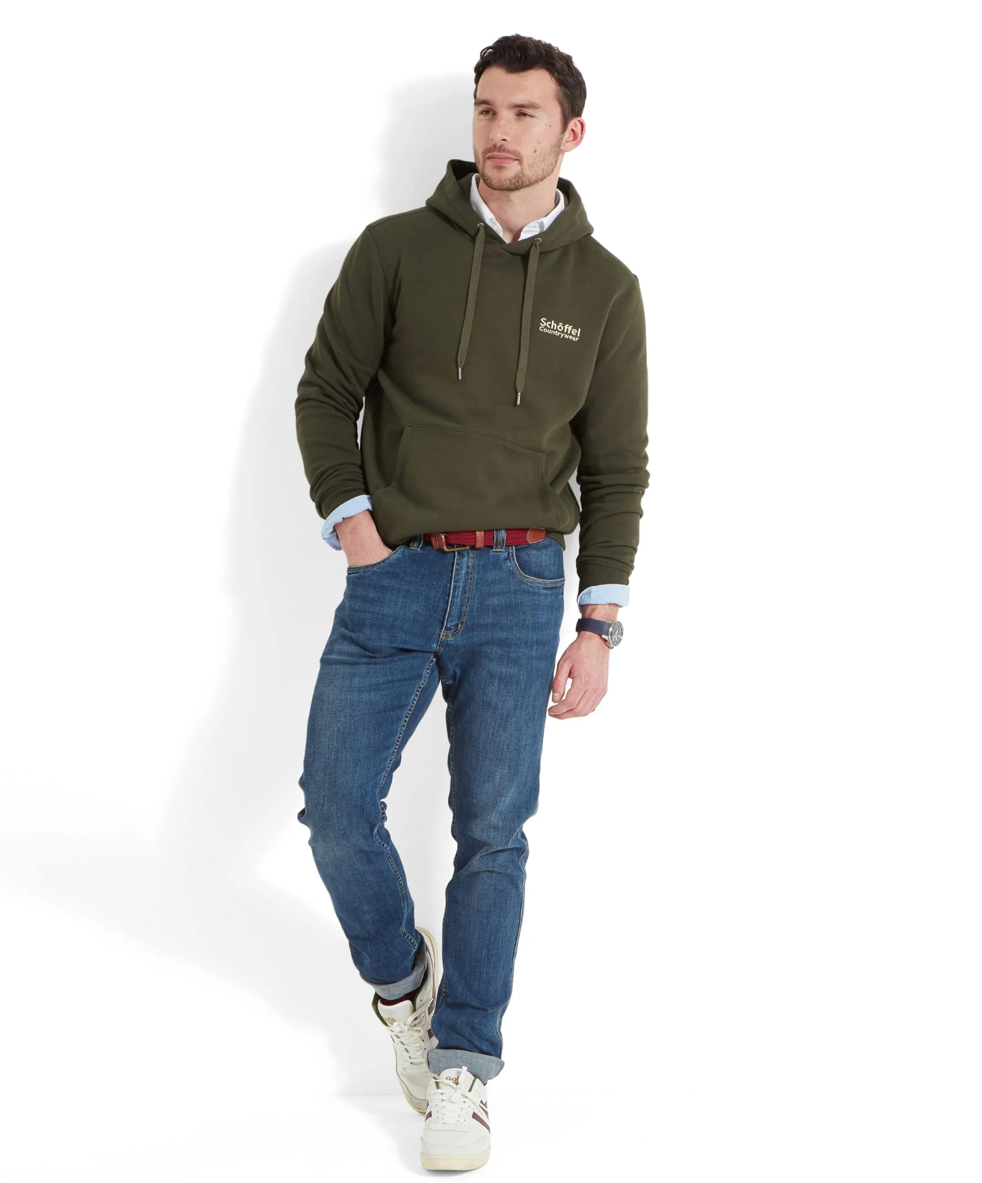 Pentire Heritage Hoodie - Forest - Image 6