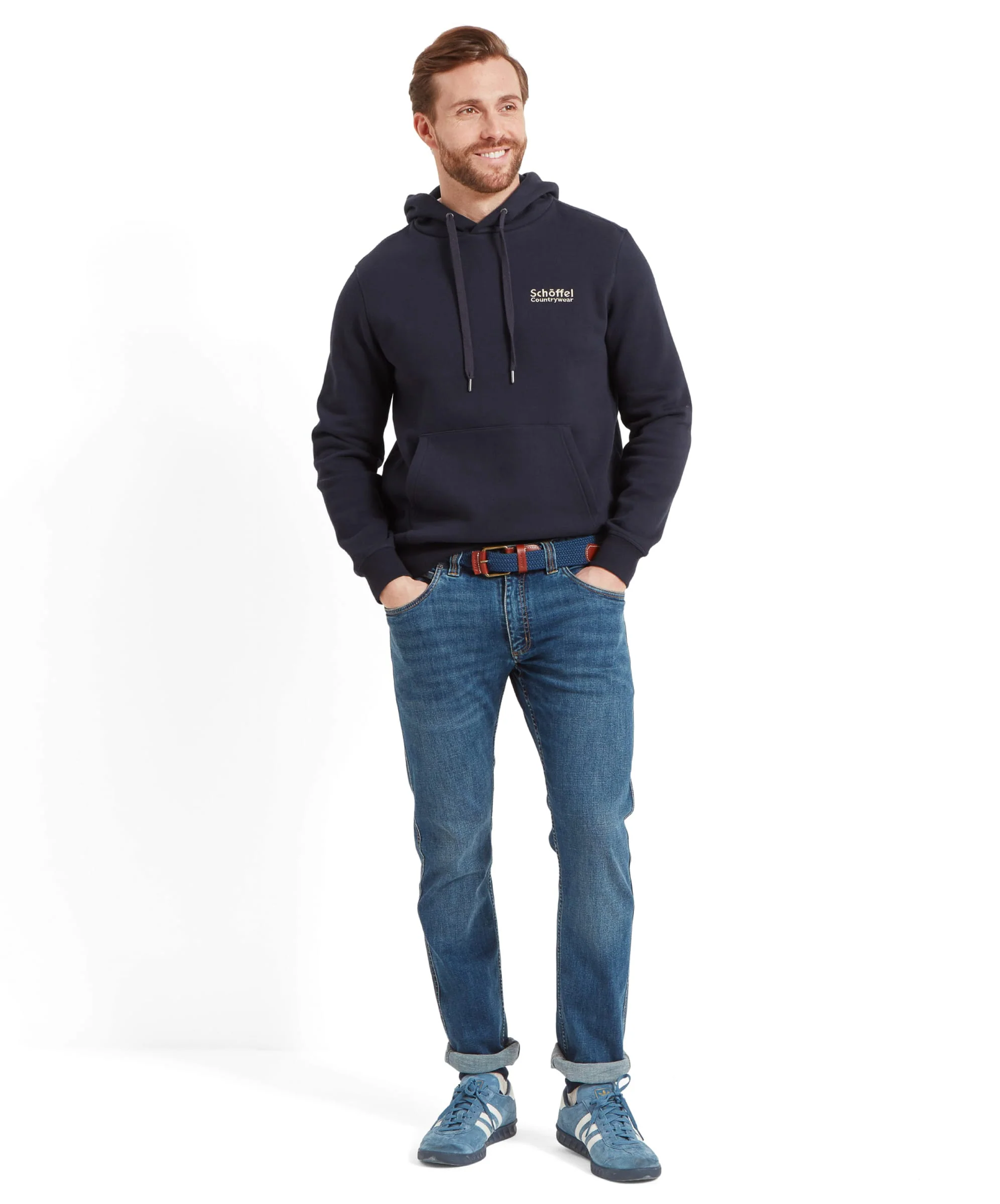 Pentire Heritage Hoodie - Navy - Image 3