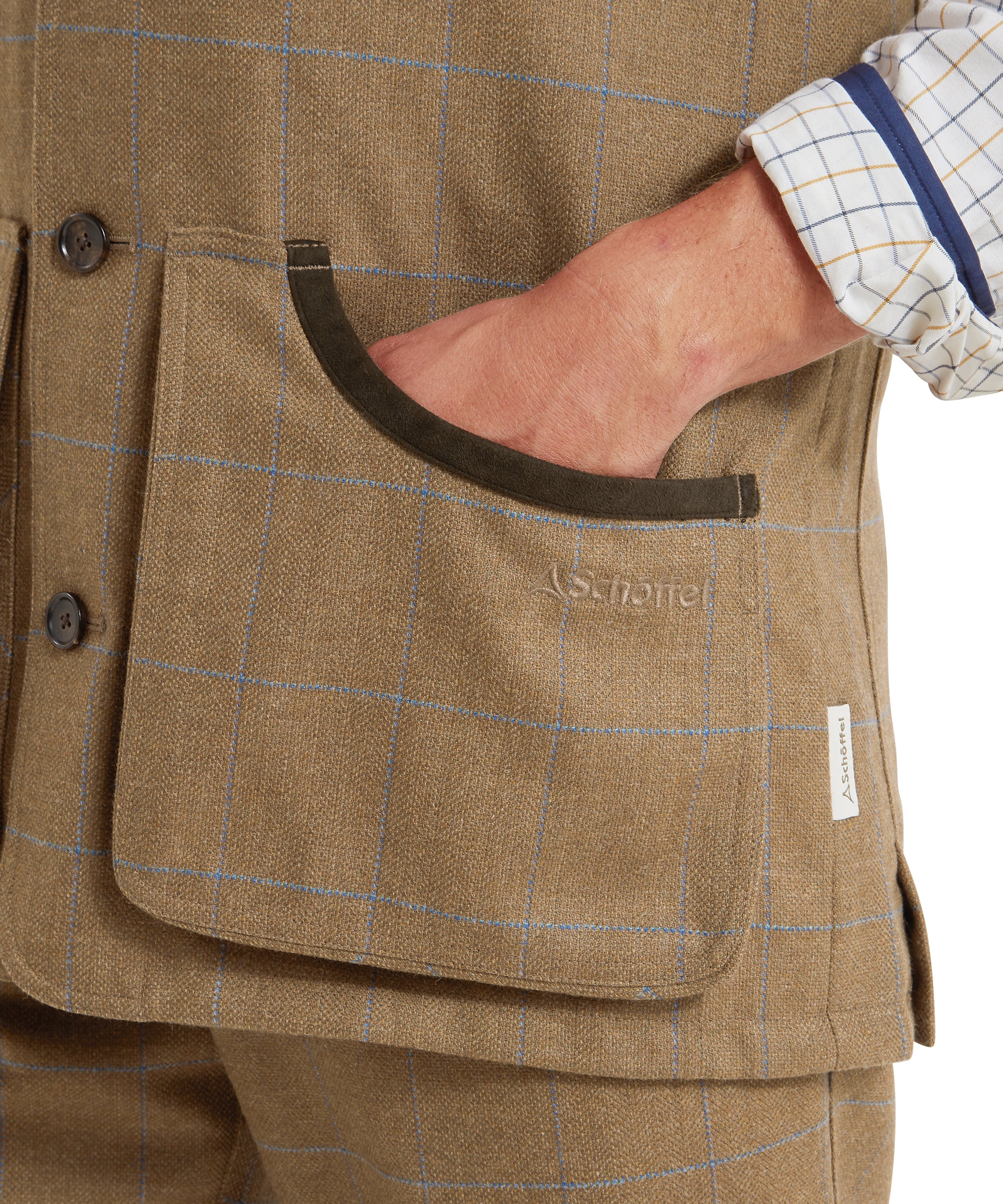 Ptarmigan Tweed Waistcoat II - Corry Tweed - Image 6