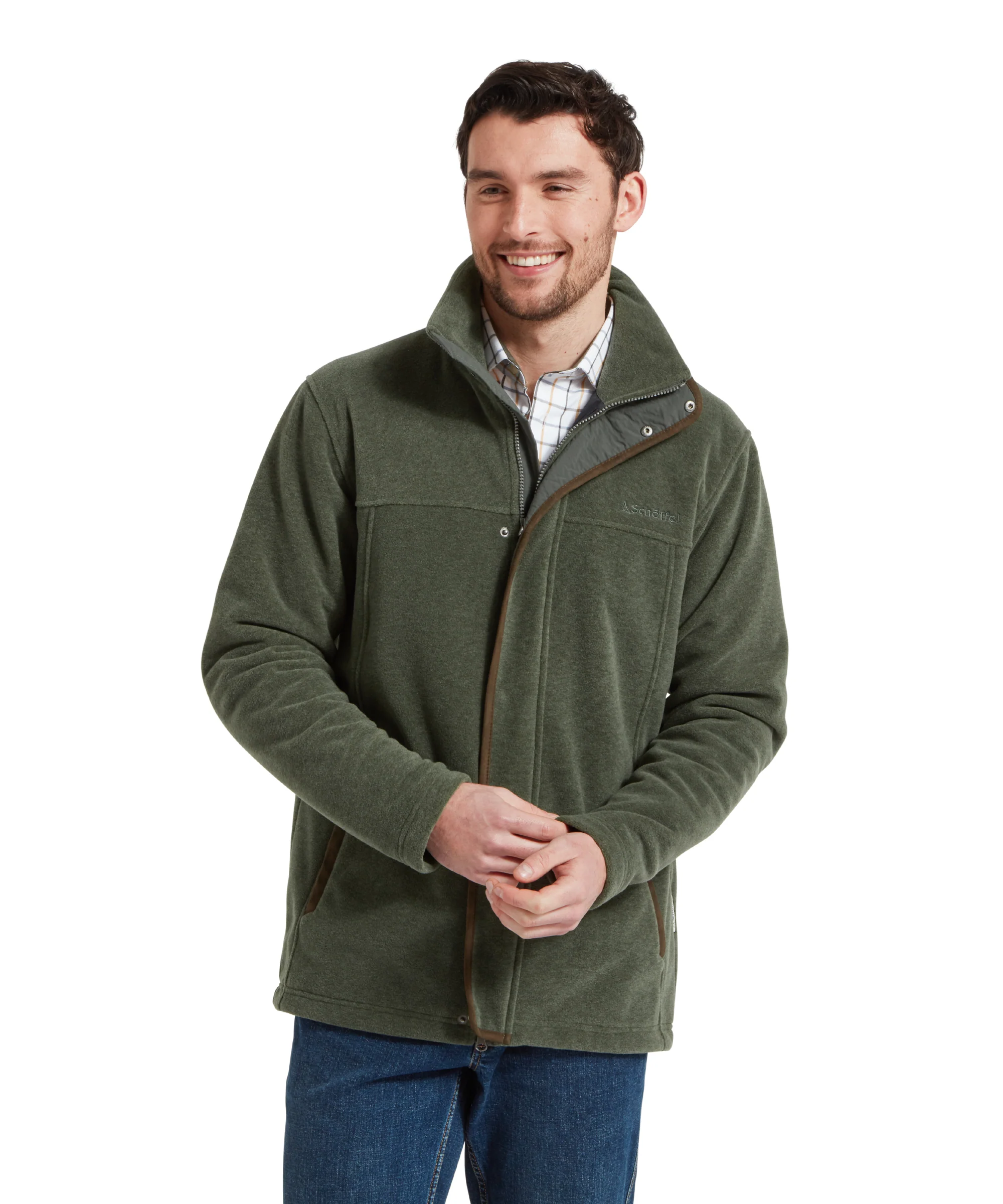 Rutland Fleece Jacket - Cedar Green - Image 2