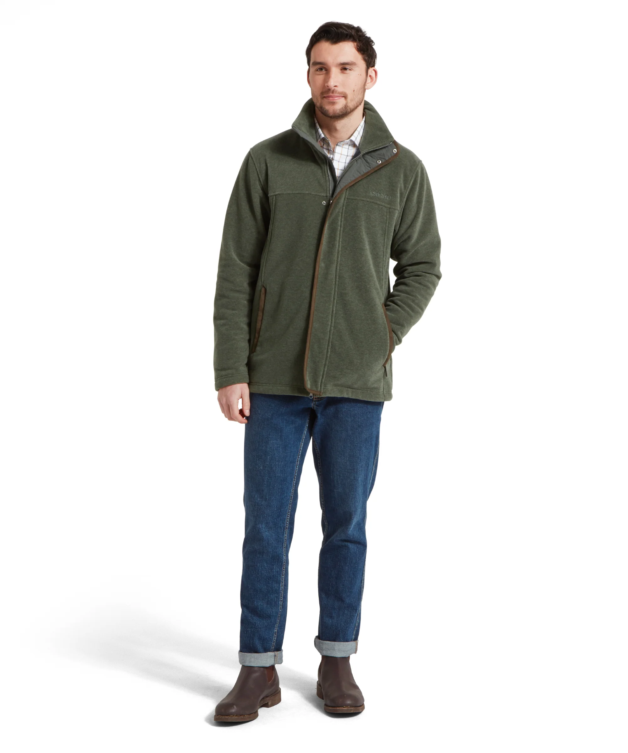 Rutland Fleece Jacket - Cedar Green - Image 3